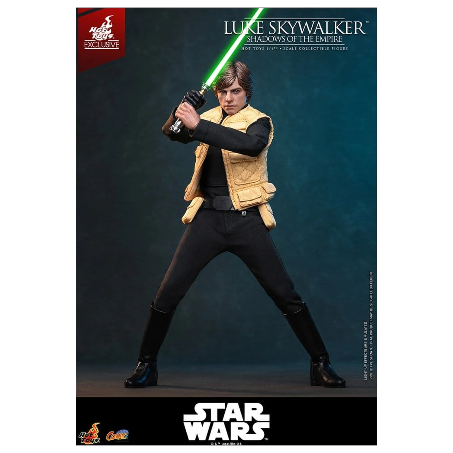 Star Wars Komiksová Mistrovská Akční figurka 1/6 Luke Skywalker (Shadows Of The Empire) (Hot Toys Exclusive) 28 cm fotografii produktu