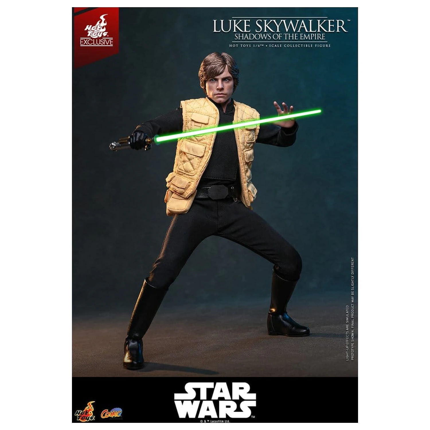 Star Wars Komiksová Mistrovská Akční figurka 1/6 Luke Skywalker (Shadows Of The Empire) (Hot Toys Exclusive) 28 cm fotografii produktu