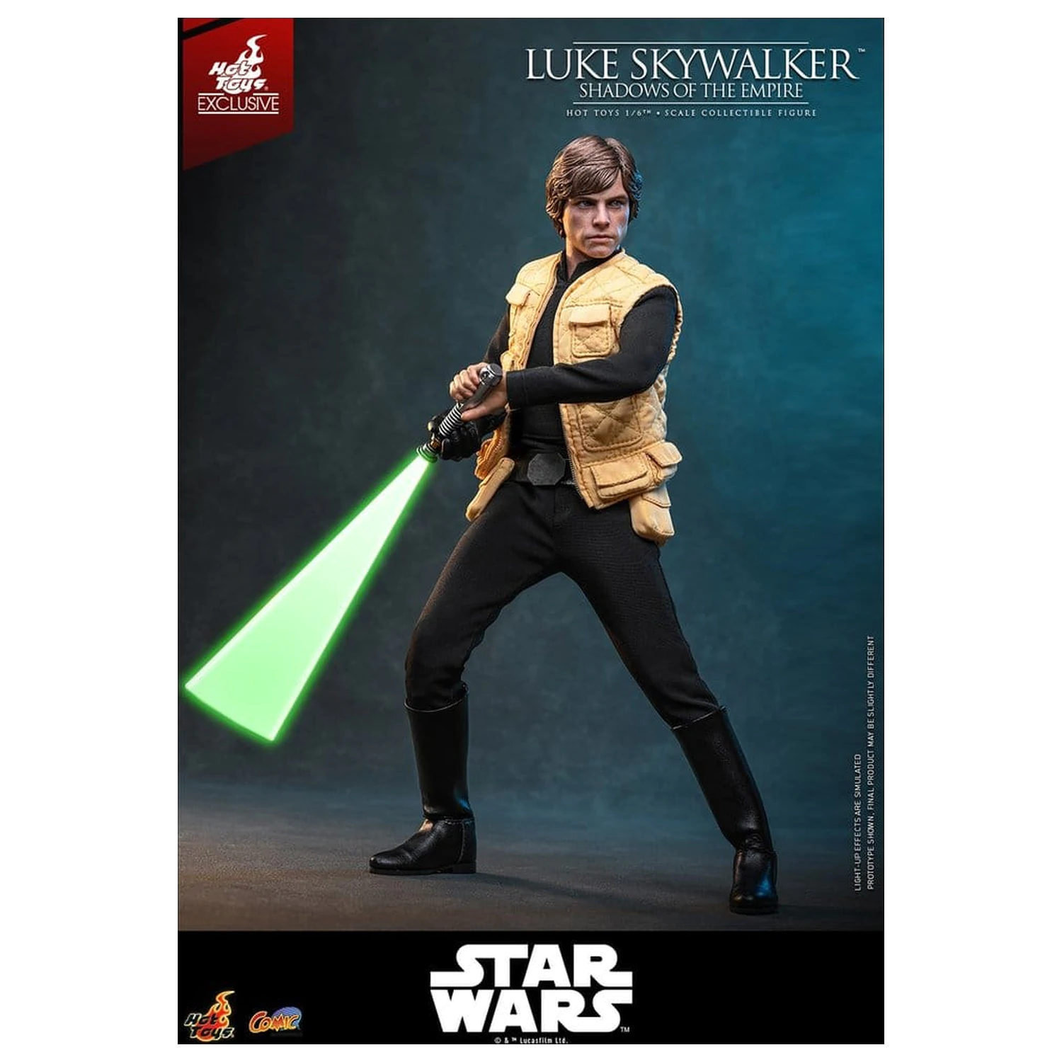 Star Wars Komiksová Mistrovská Akční figurka 1/6 Luke Skywalker (Shadows Of The Empire) (Hot Toys Exclusive) 28 cm fotografii produktu