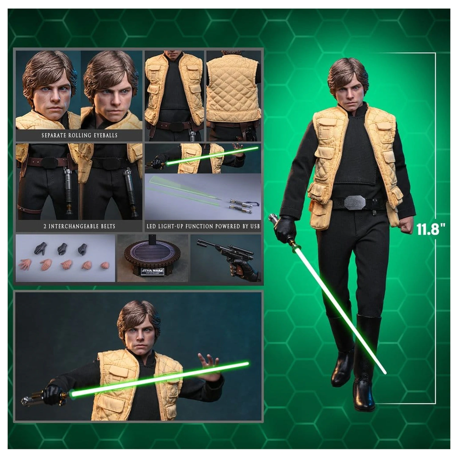 Star Wars Komiksová Mistrovská Akční figurka 1/6 Luke Skywalker (Shadows Of The Empire) (Hot Toys Exclusive) 28 cm fotografii produktu
