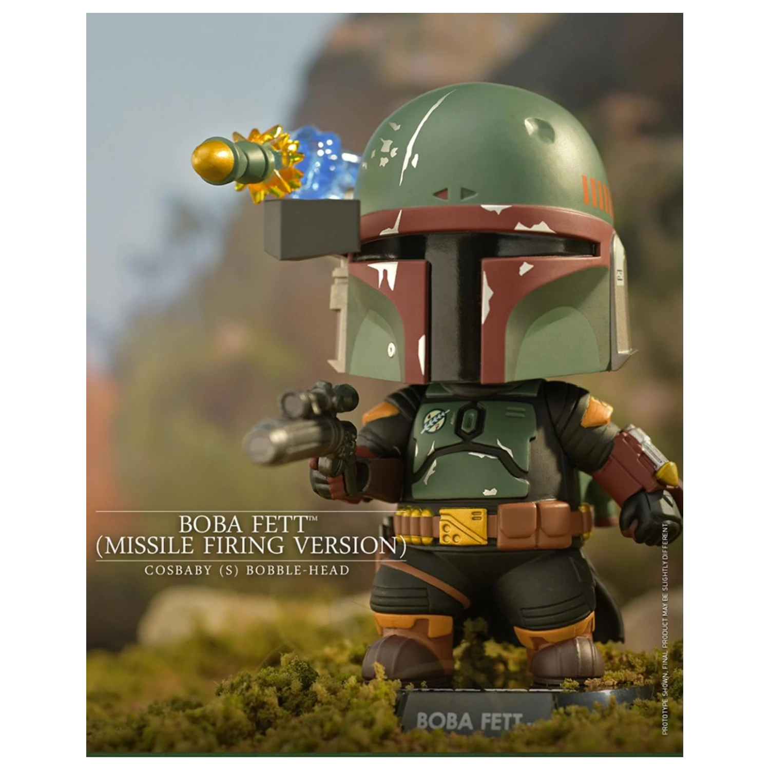 Star Wars Cosbaby Wave 1 Boba Fett 'Missile Firing Version' fotografii produktu