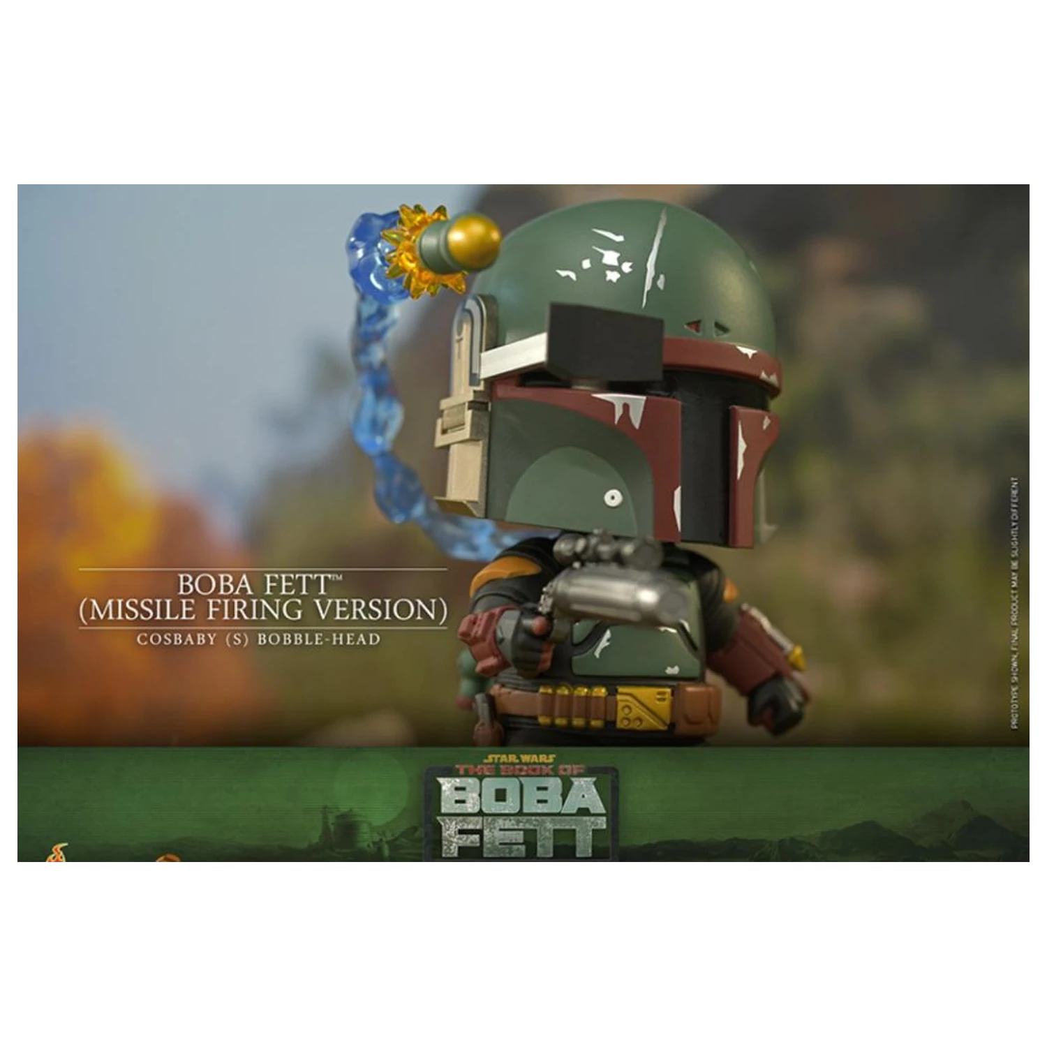 Star Wars Cosbaby Wave 1 Boba Fett 'Missile Firing Version' fotografii produktu