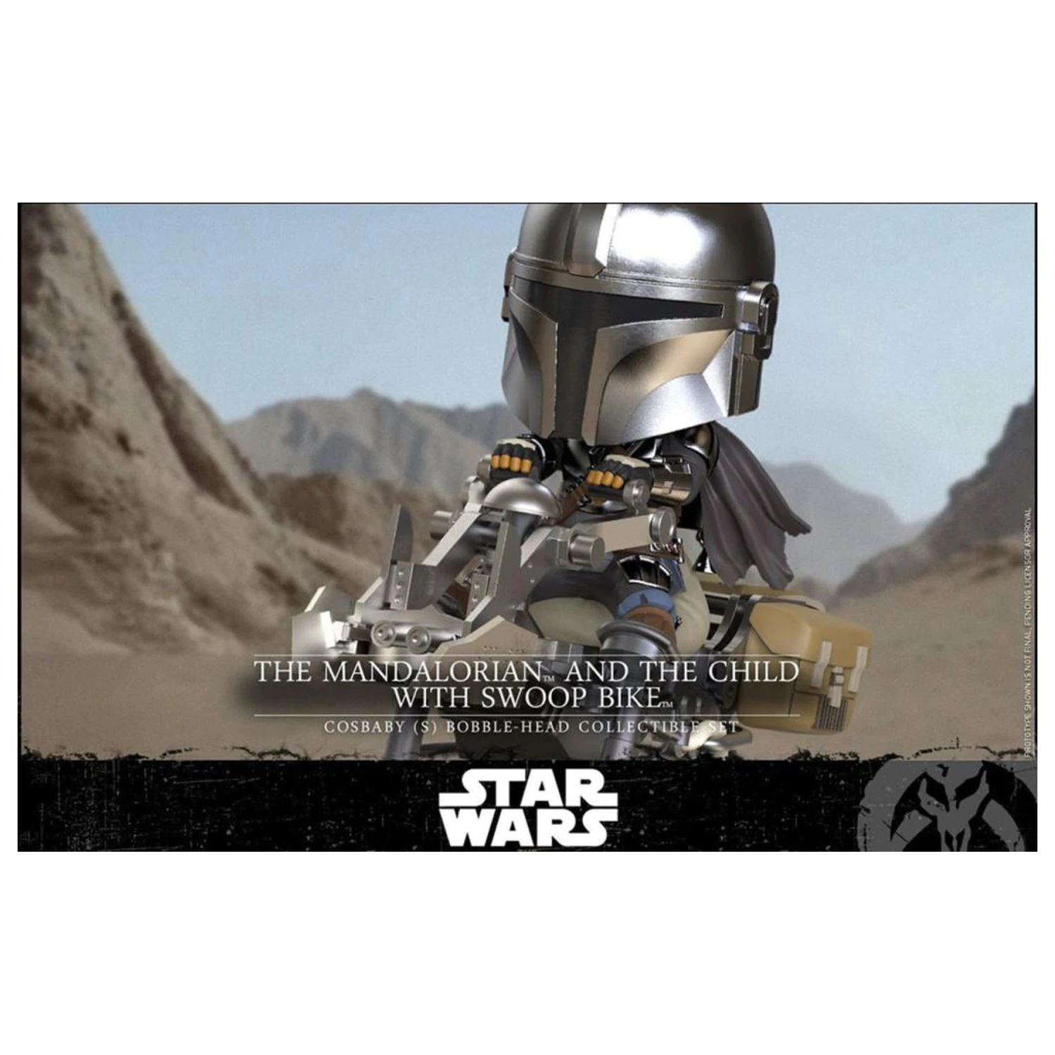 Star Wars Cosbaby Wave 1 The Mandalorian & The Child Swoop Bike fotografii produktu