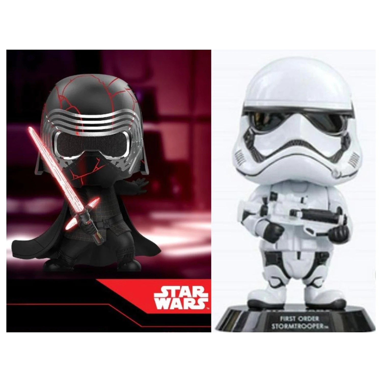Star Wars Cosbaby Wave 2 sada Kylo Ren & First Order Stormtrooper fotografii produktu