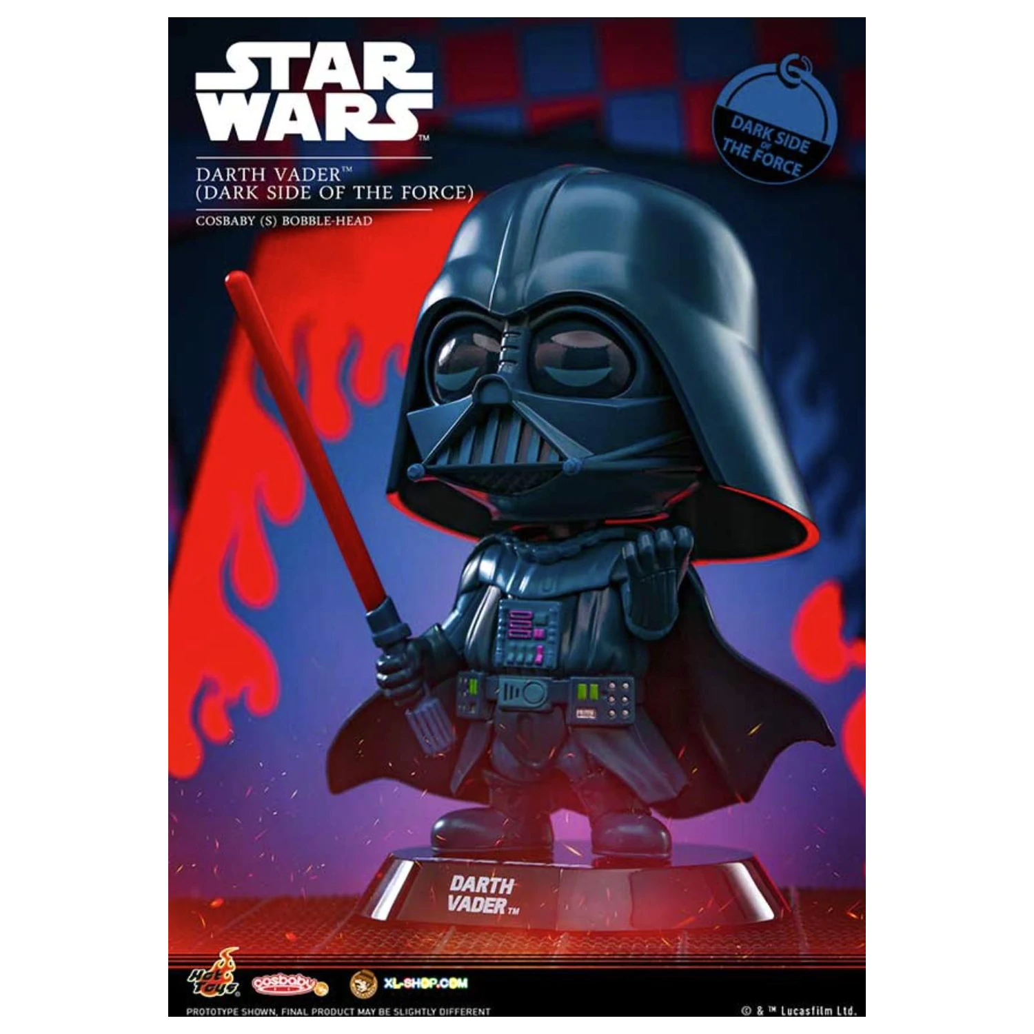 Star Wars Cosbaby Wave 4 Darth Vader Dark Side of the Force fotografii produktu