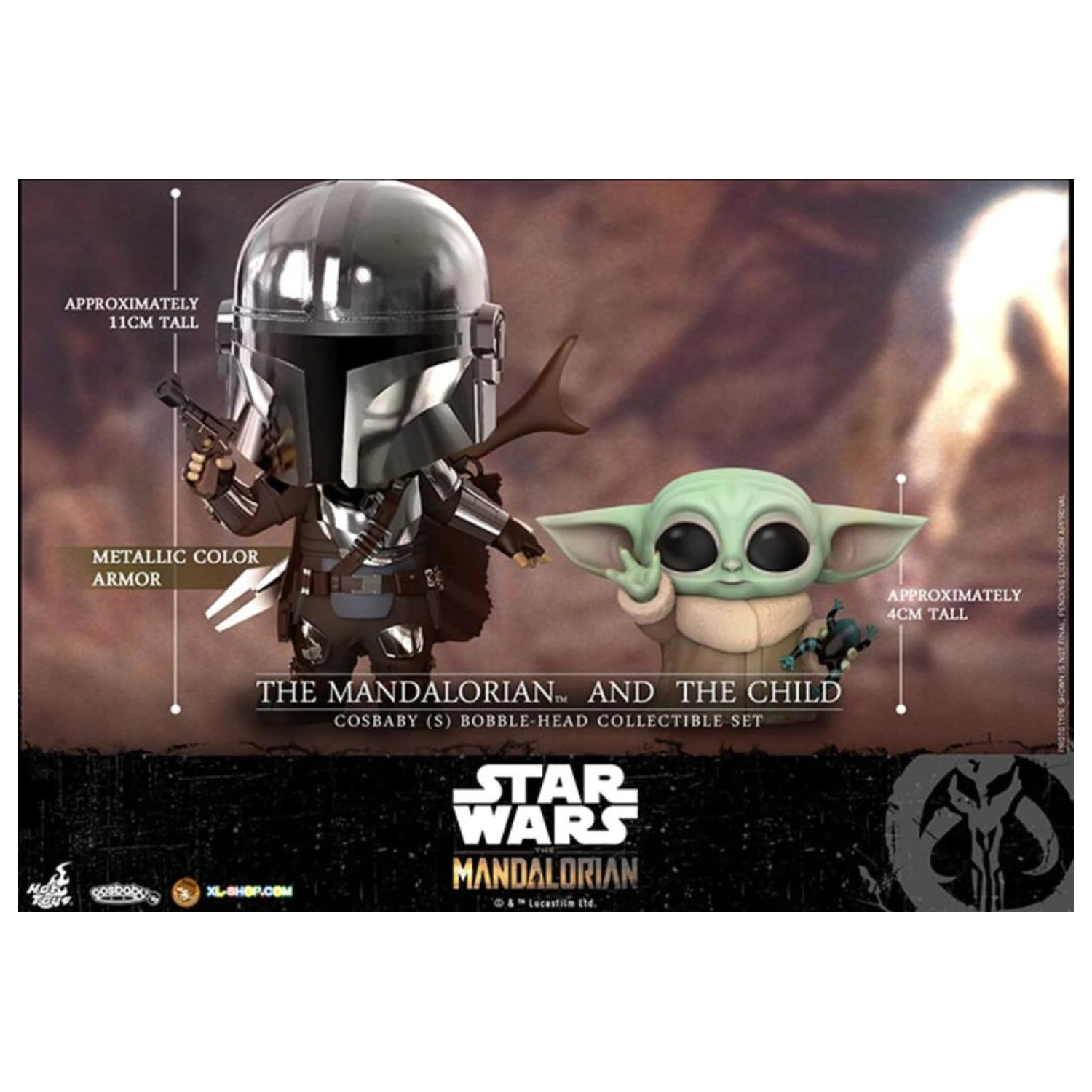 Star Wars Cosbaby Wave 5 Mandalorian & The Child Sada fotografii produktu