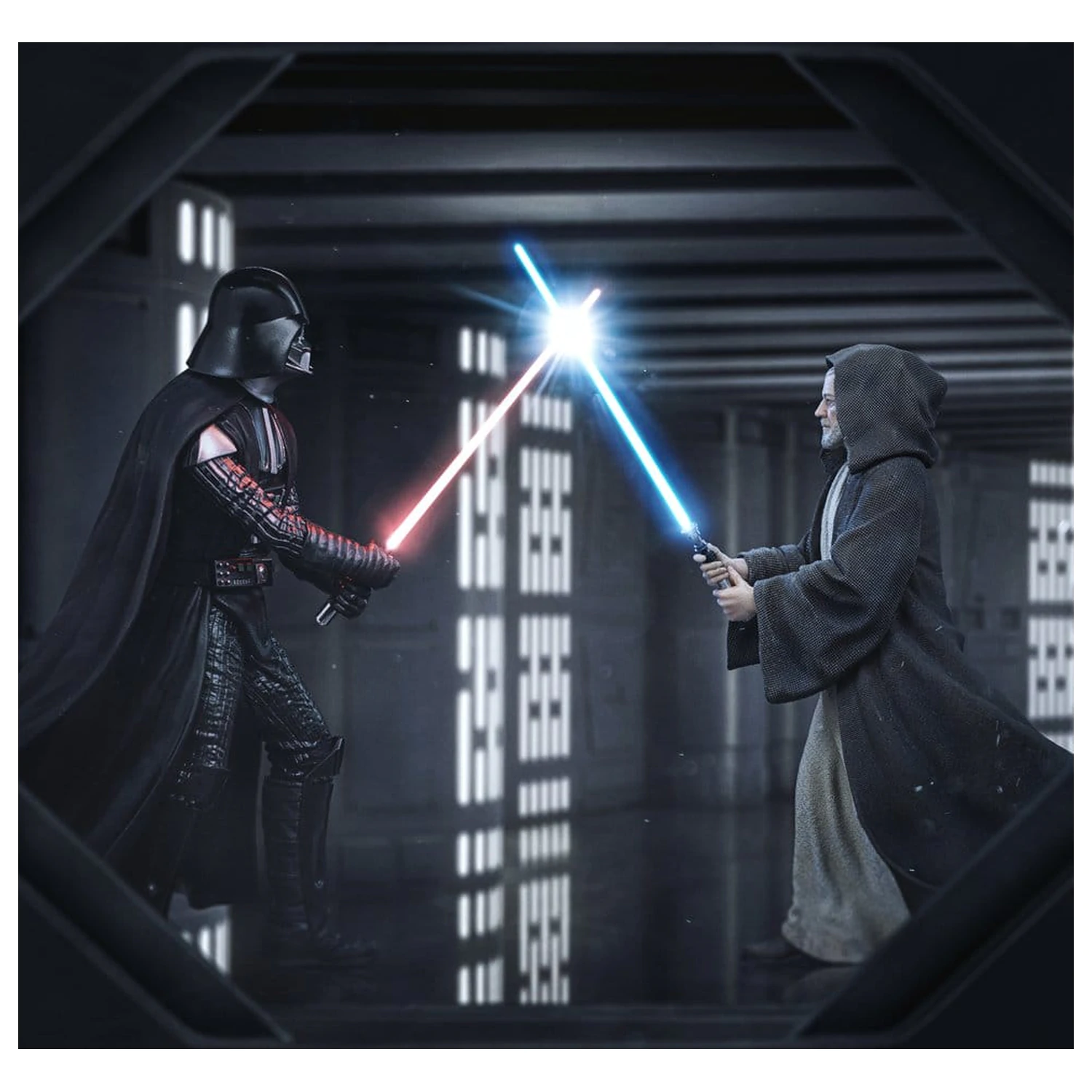 Star Wars Deluxe Art Scale Socha 1/10 Darth Vader Vs Obi-Wan Kenobi (CCXP Exclusive 2025) 24 cm fotografii produktu
