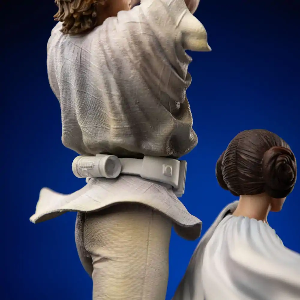 Star Wars Deluxe Art Scale Socha 1/10 Luke a Leia 41 cm fotografii produktu