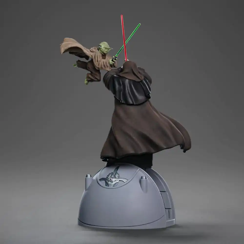 Star Wars Deluxe Art Scale Socha 1/10 Yoda vs Emperor Palpatine (CCXP Exclusive 2024) 31 cm fotografii produktu