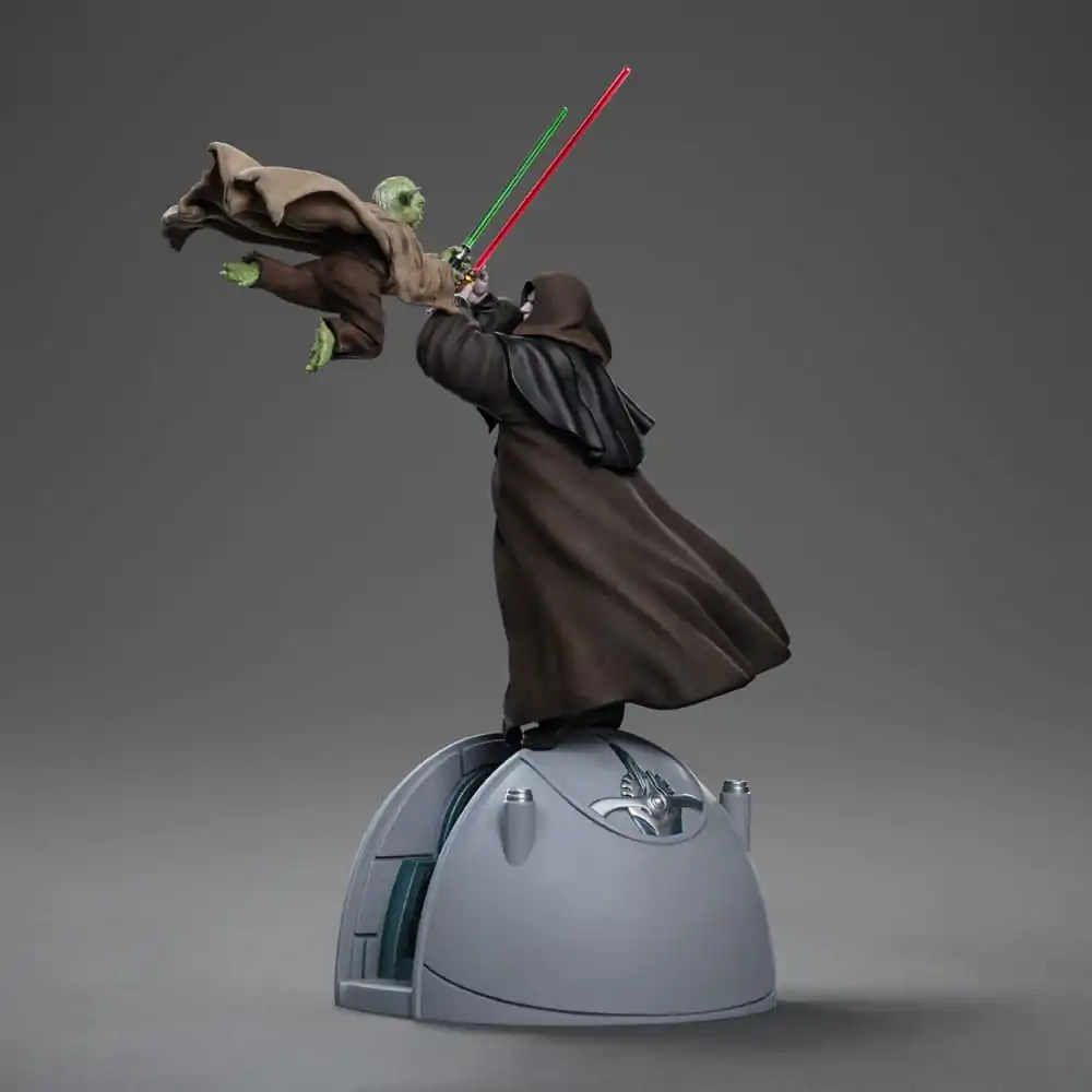 Star Wars Deluxe Art Scale Socha 1/10 Yoda vs Emperor Palpatine (CCXP Exclusive 2024) 31 cm fotografii produktu