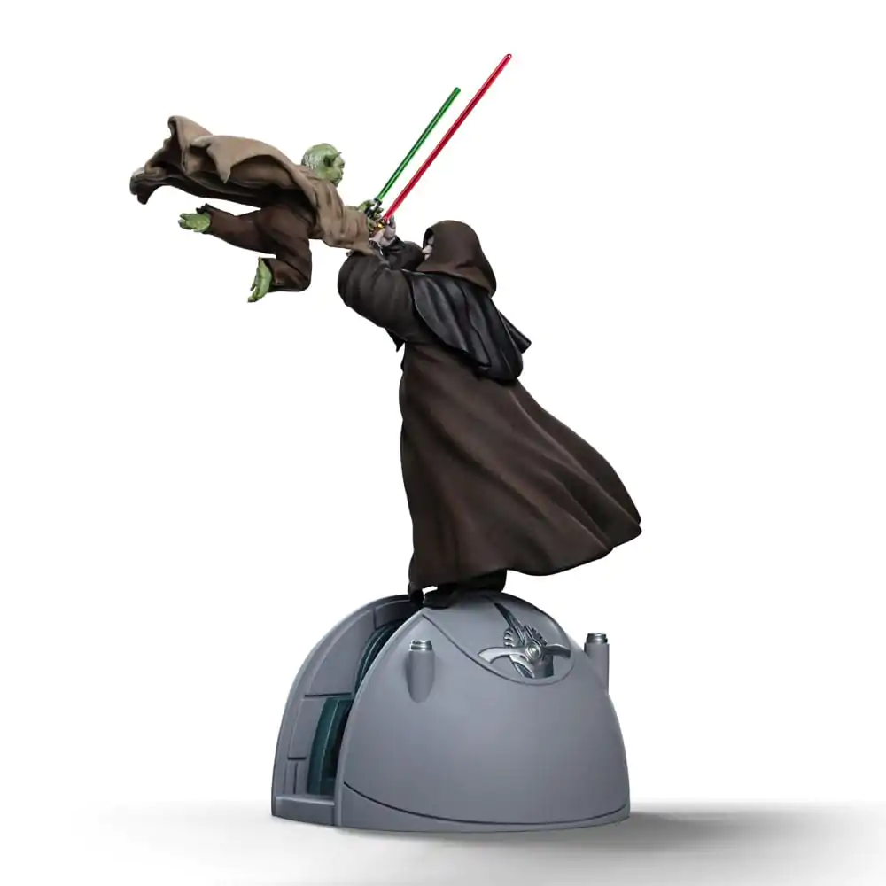 Star Wars Deluxe Art Scale Socha 1/10 Yoda vs Emperor Palpatine (CCXP Exclusive 2024) 31 cm fotografii produktu