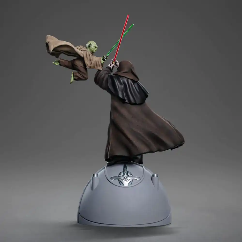 Star Wars Deluxe Art Scale Socha 1/10 Yoda vs Emperor Palpatine (CCXP Exclusive 2024) 31 cm fotografii produktu