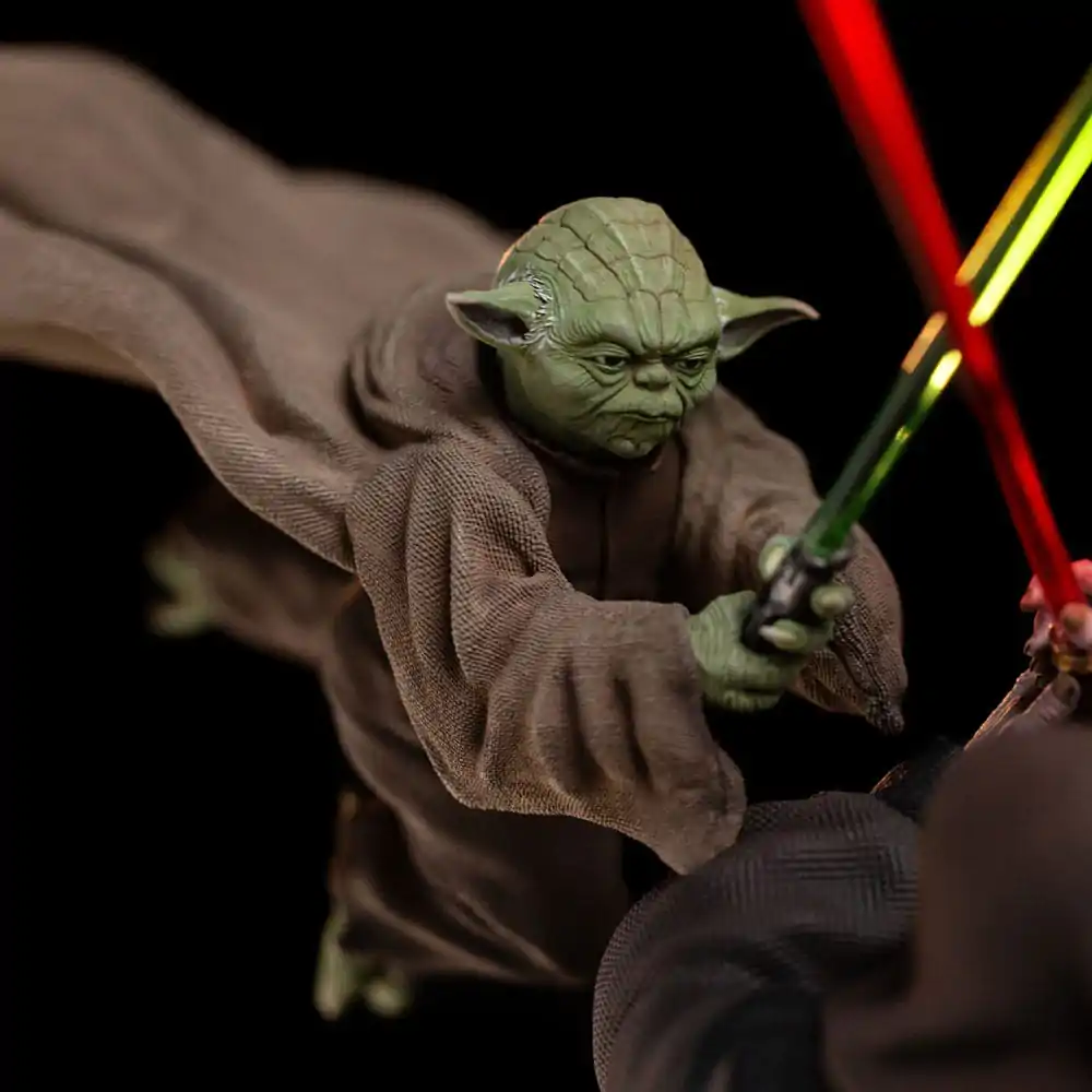 Star Wars Deluxe Art Scale Socha 1/10 Yoda vs Emperor Palpatine (CCXP Exclusive 2024) 31 cm fotografii produktu