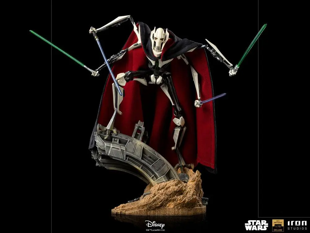 Star Wars Deluxe BDS Art Scale Socha 1/10 General Grievous 33 cm fotografii produktu