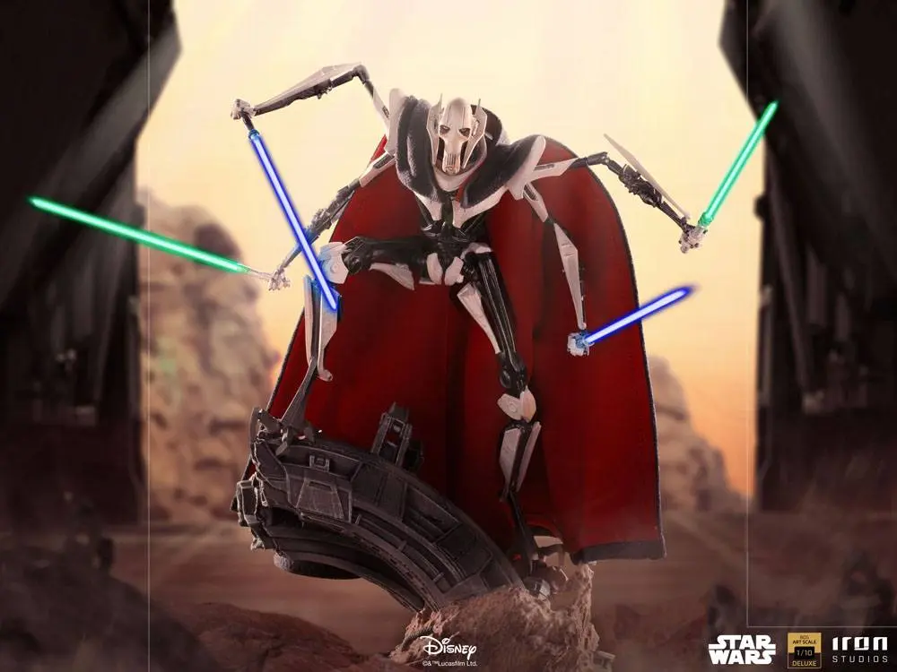 Star Wars Deluxe BDS Art Scale Socha 1/10 General Grievous 33 cm fotografii produktu