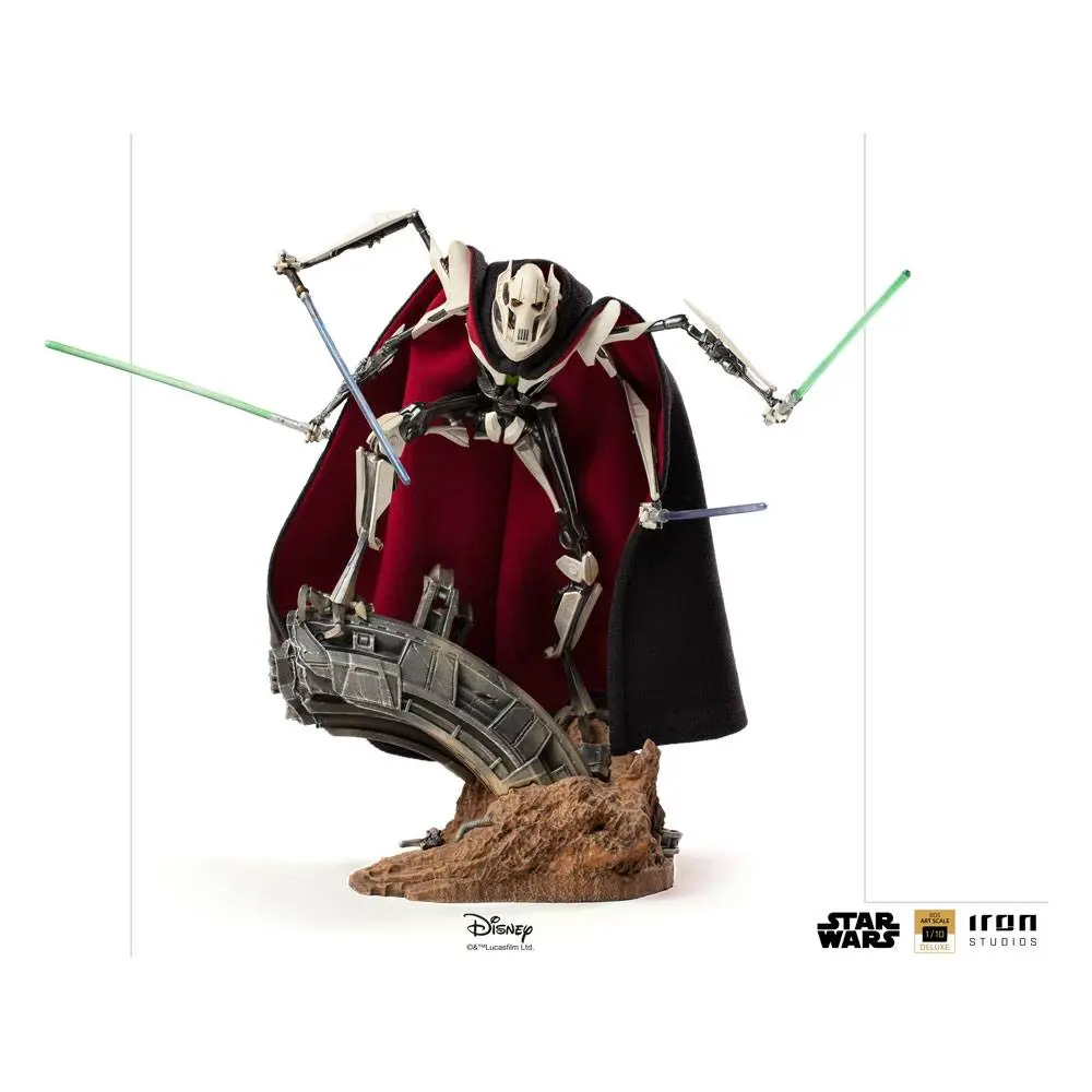 Star Wars Deluxe BDS Art Scale Socha 1/10 General Grievous 33 cm fotografii produktu
