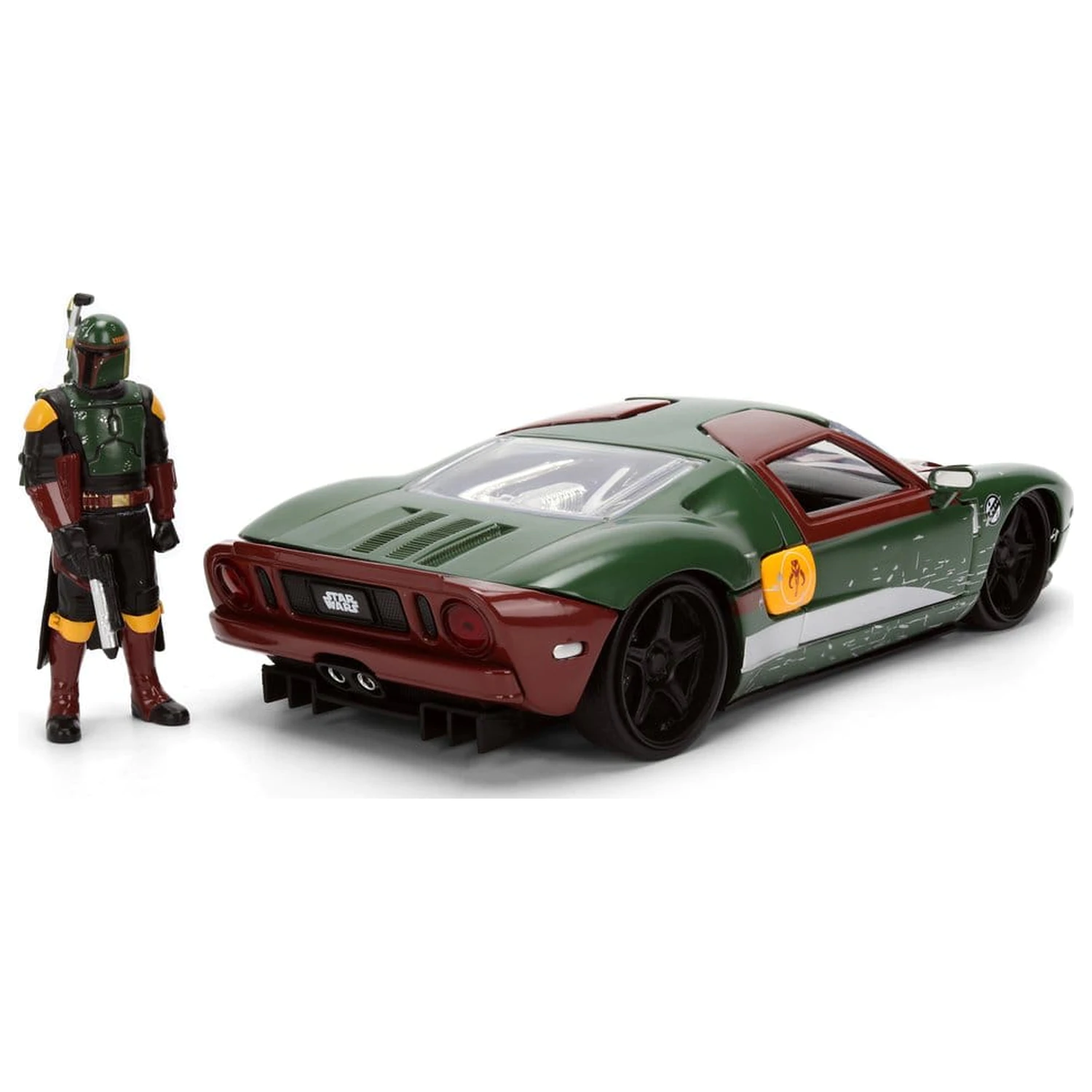 Star Wars Diecast Model 1:24 Boba Fett 2005 Ford GT fotografii produktu