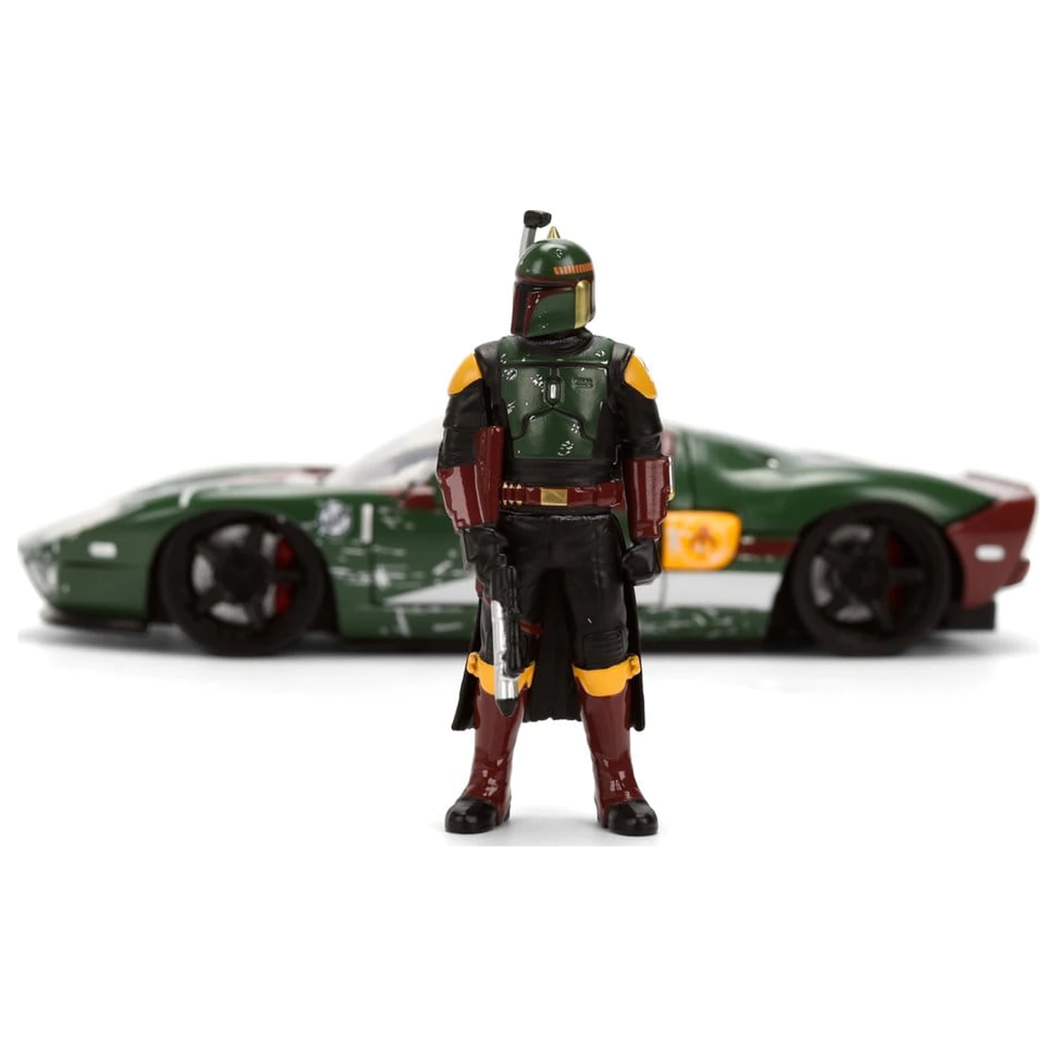 Star Wars Diecast Model 1:24 Boba Fett 2005 Ford GT fotografii produktu