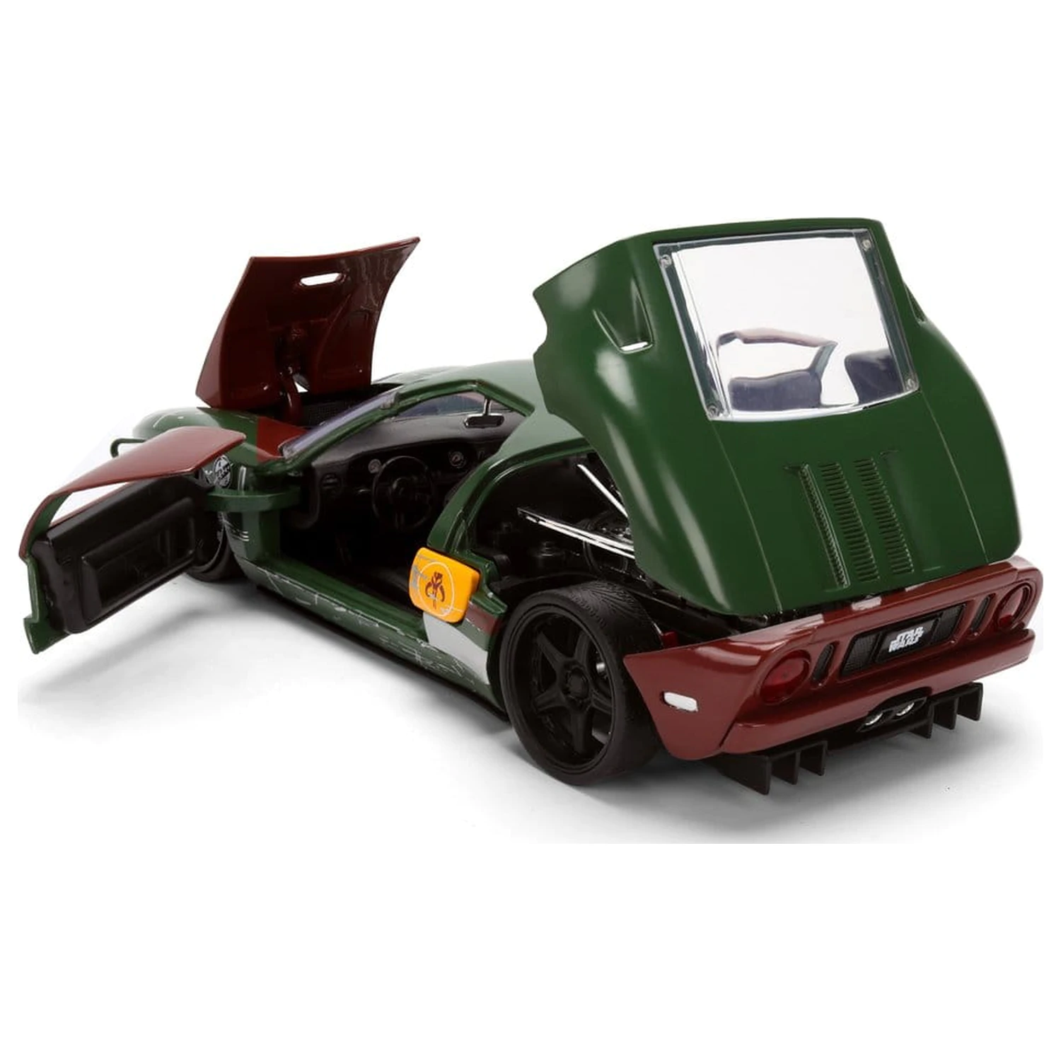 Star Wars Diecast Model 1:24 Boba Fett 2005 Ford GT fotografii produktu