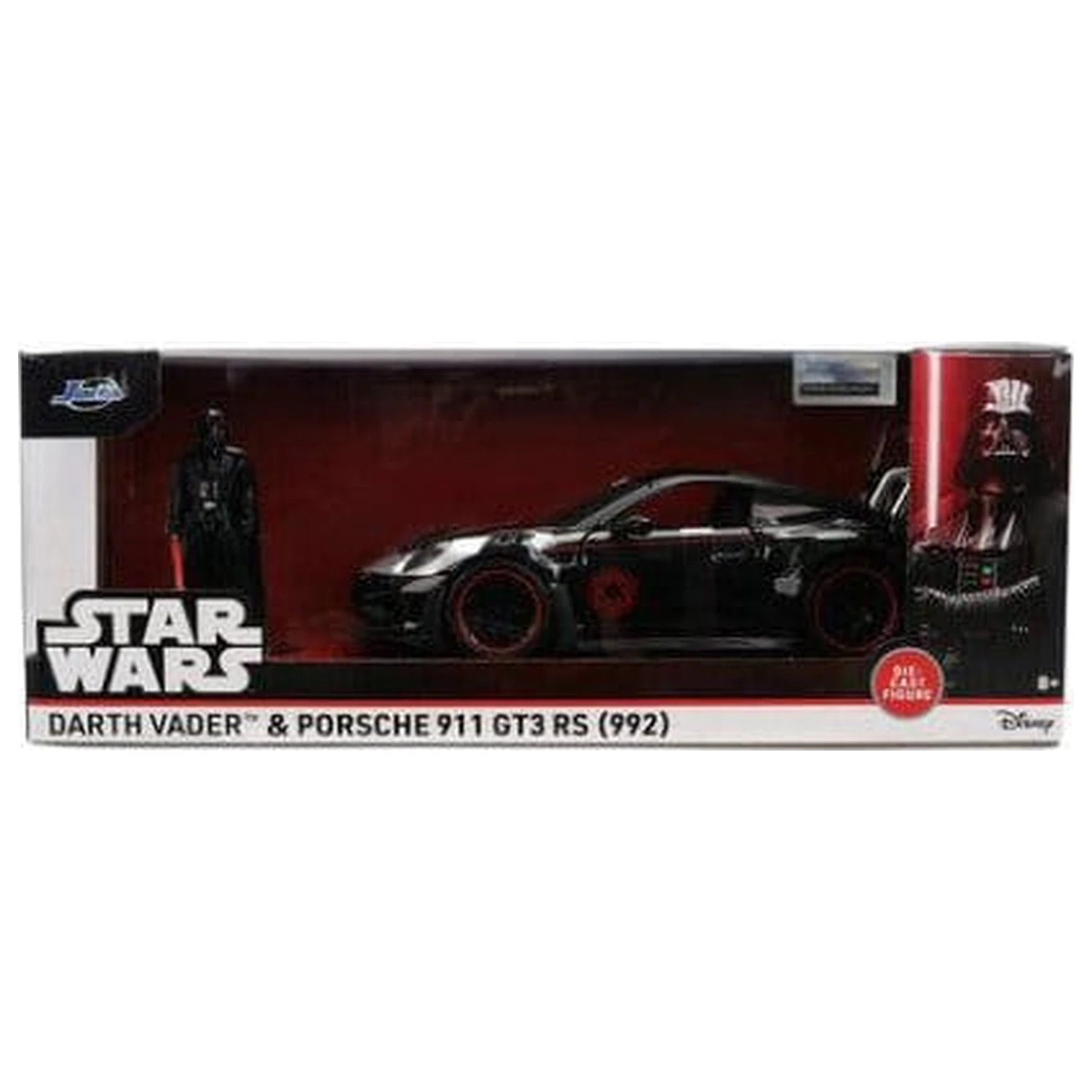 Star Wars Diecast Model 1:24 Darth Vader Porsche 911 fotografii produktu