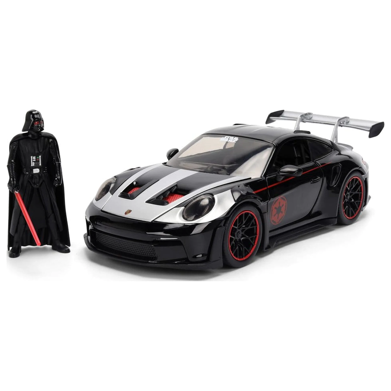 Star Wars Diecast Model 1:24 Darth Vader Porsche 911 fotografii produktu