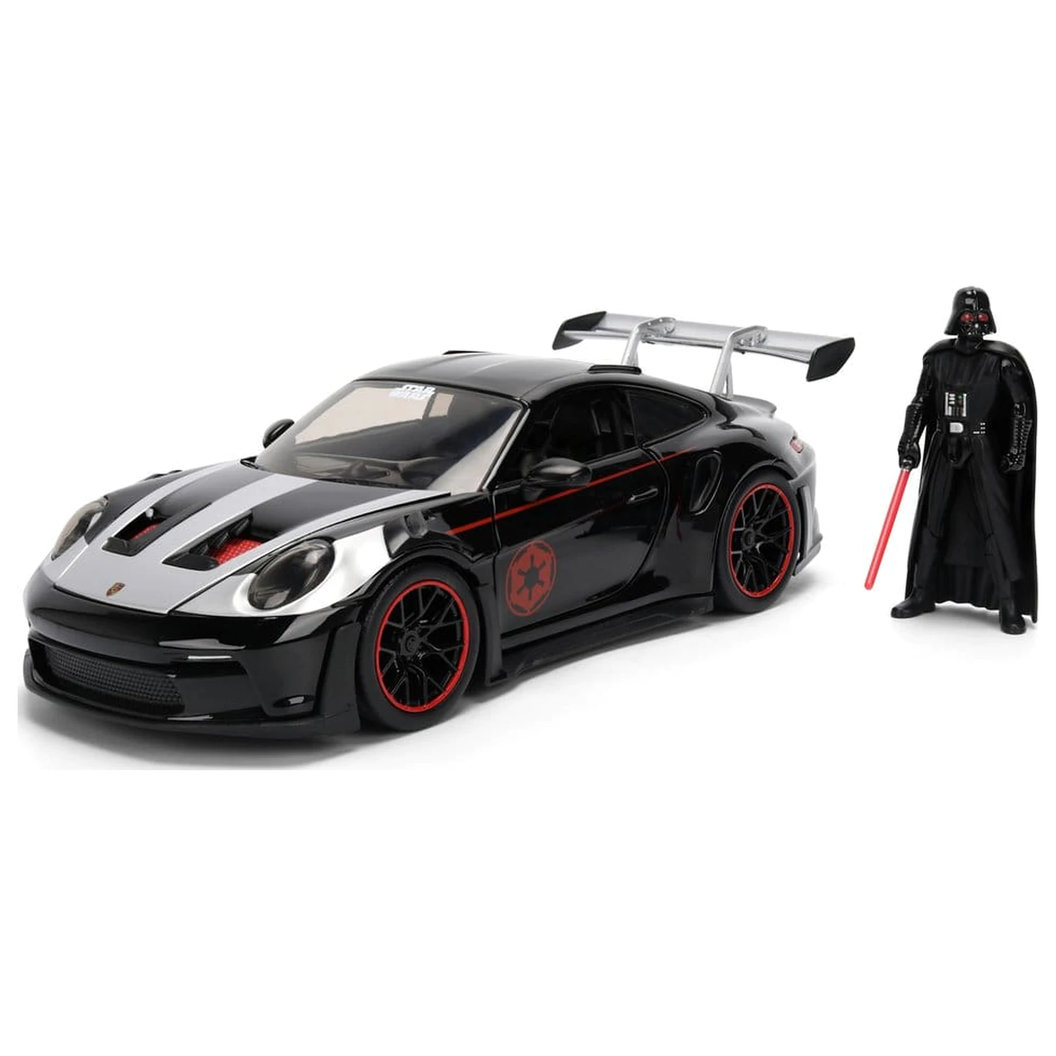 Star Wars Diecast Model 1:24 Darth Vader Porsche 911 fotografii produktu