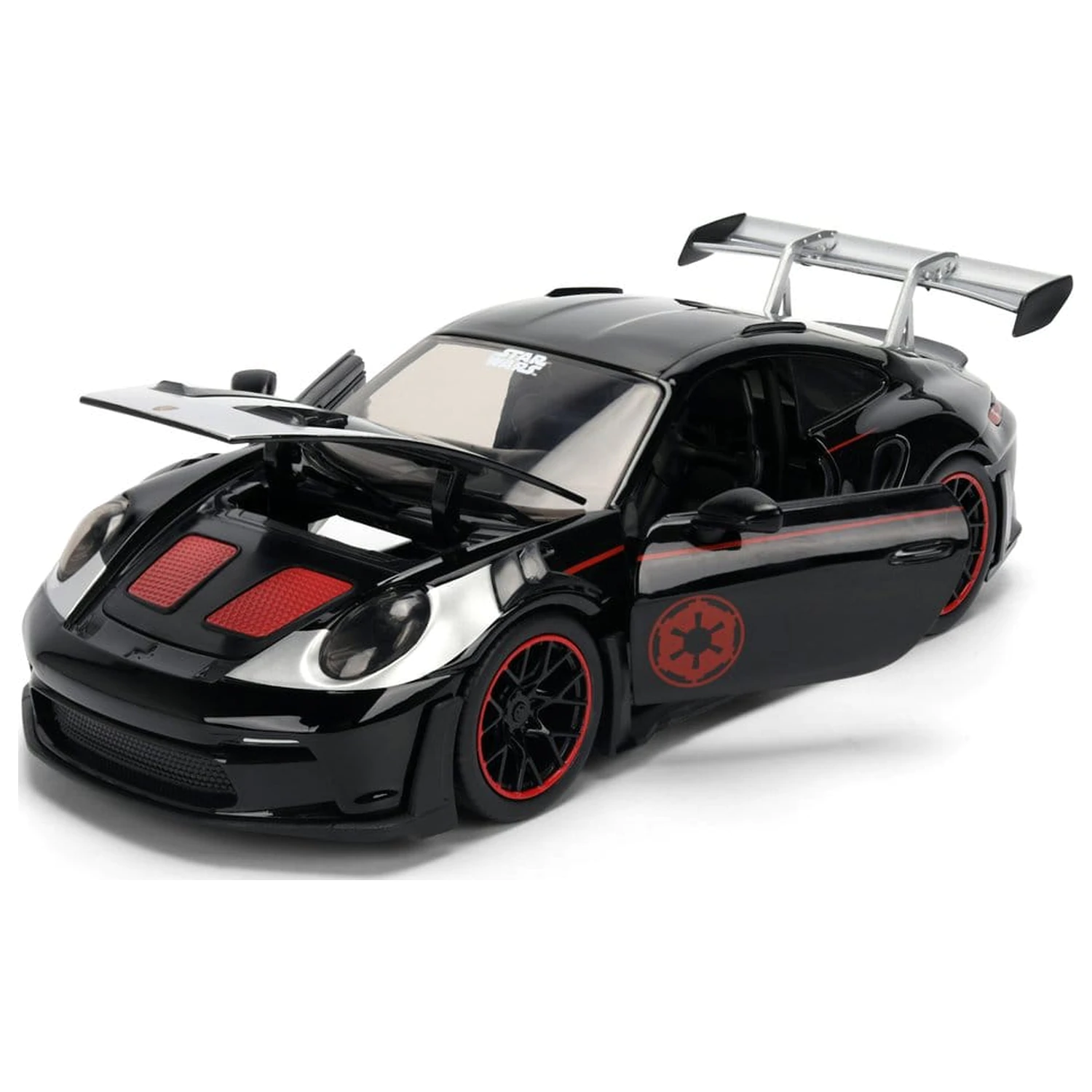 Star Wars Diecast Model 1:24 Darth Vader Porsche 911 fotografii produktu