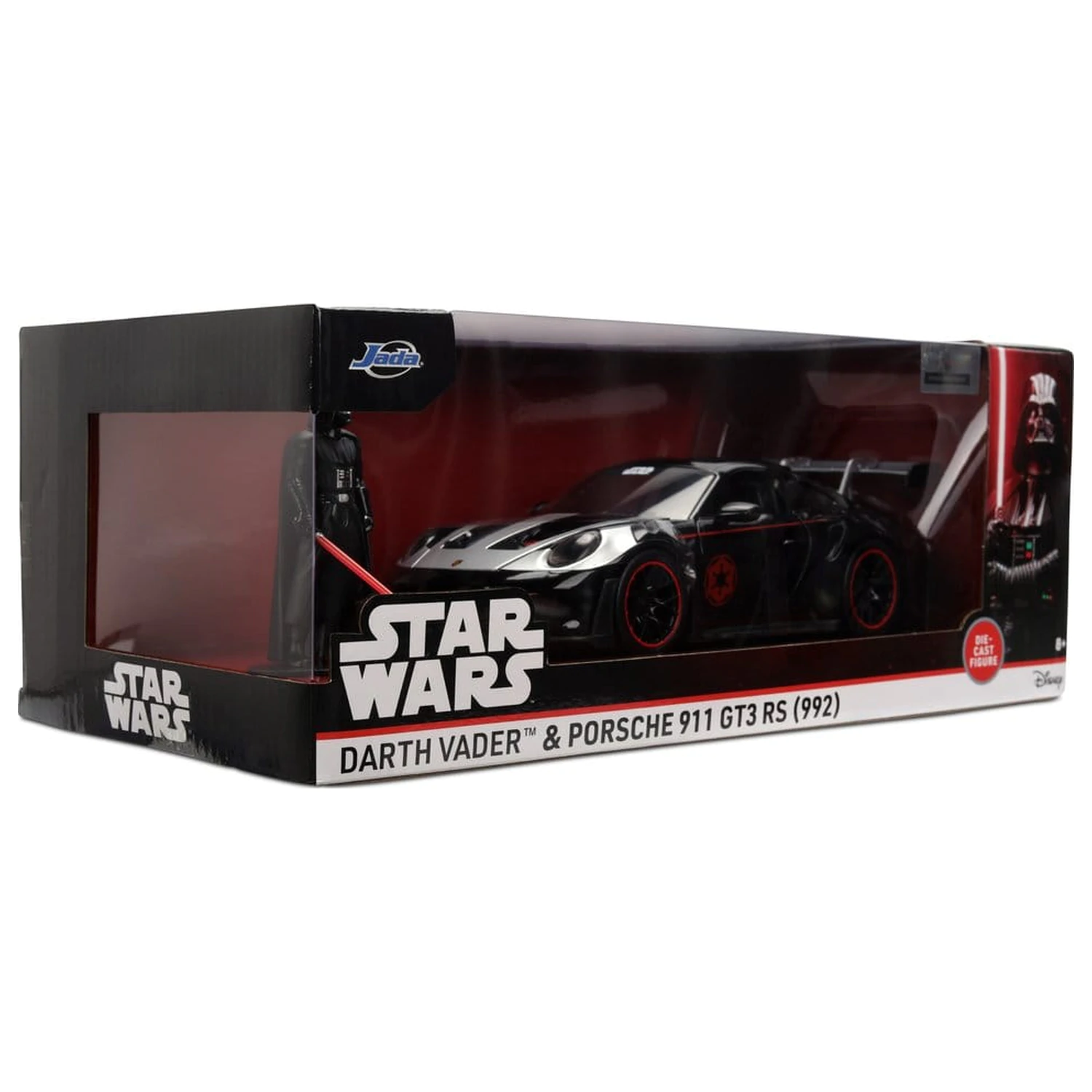Star Wars Diecast Model 1:24 Darth Vader Porsche 911 fotografii produktu