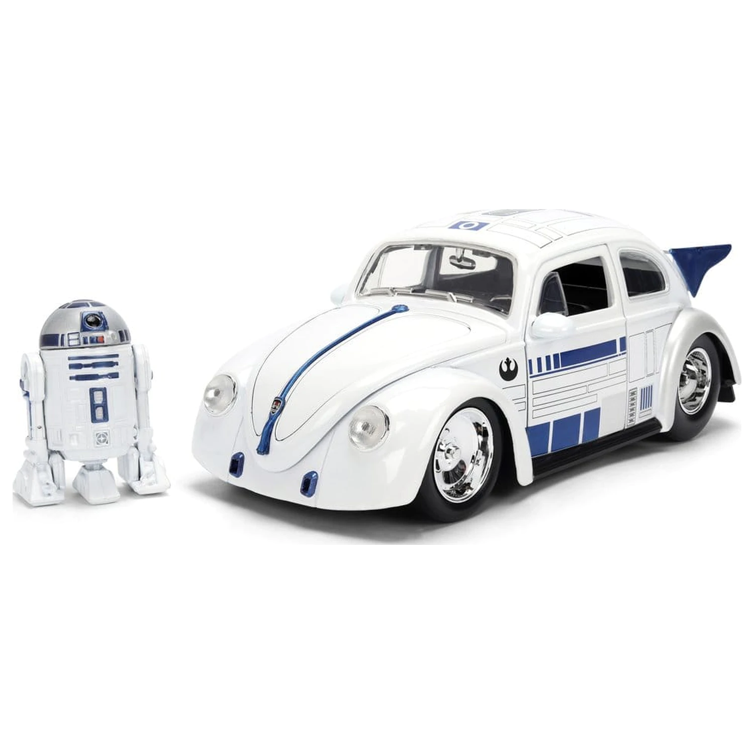 Star Wars Diecast Model 1:24 R2-D2 1959 VW Drag Beetle fotografii produktu