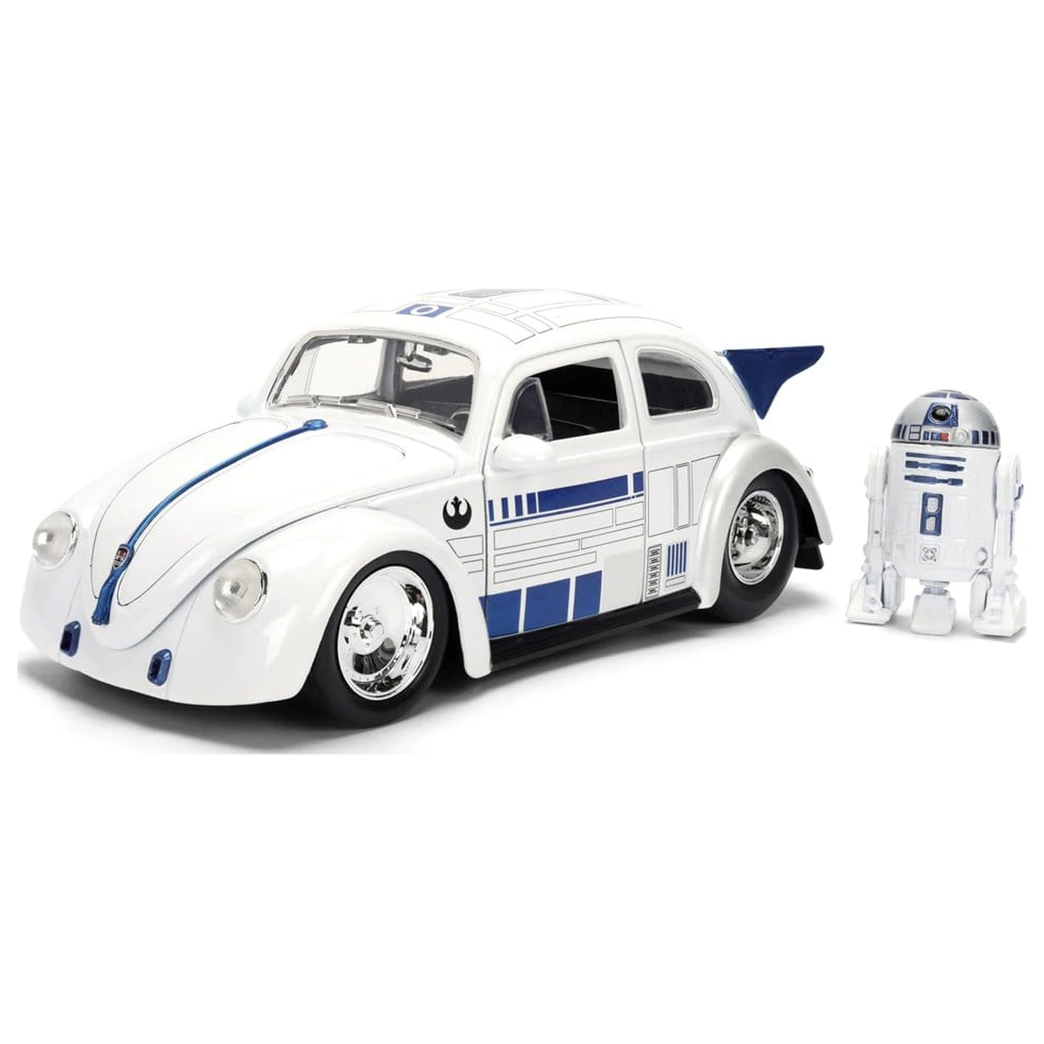 Star Wars Diecast Model 1:24 R2-D2 1959 VW Drag Beetle fotografii produktu