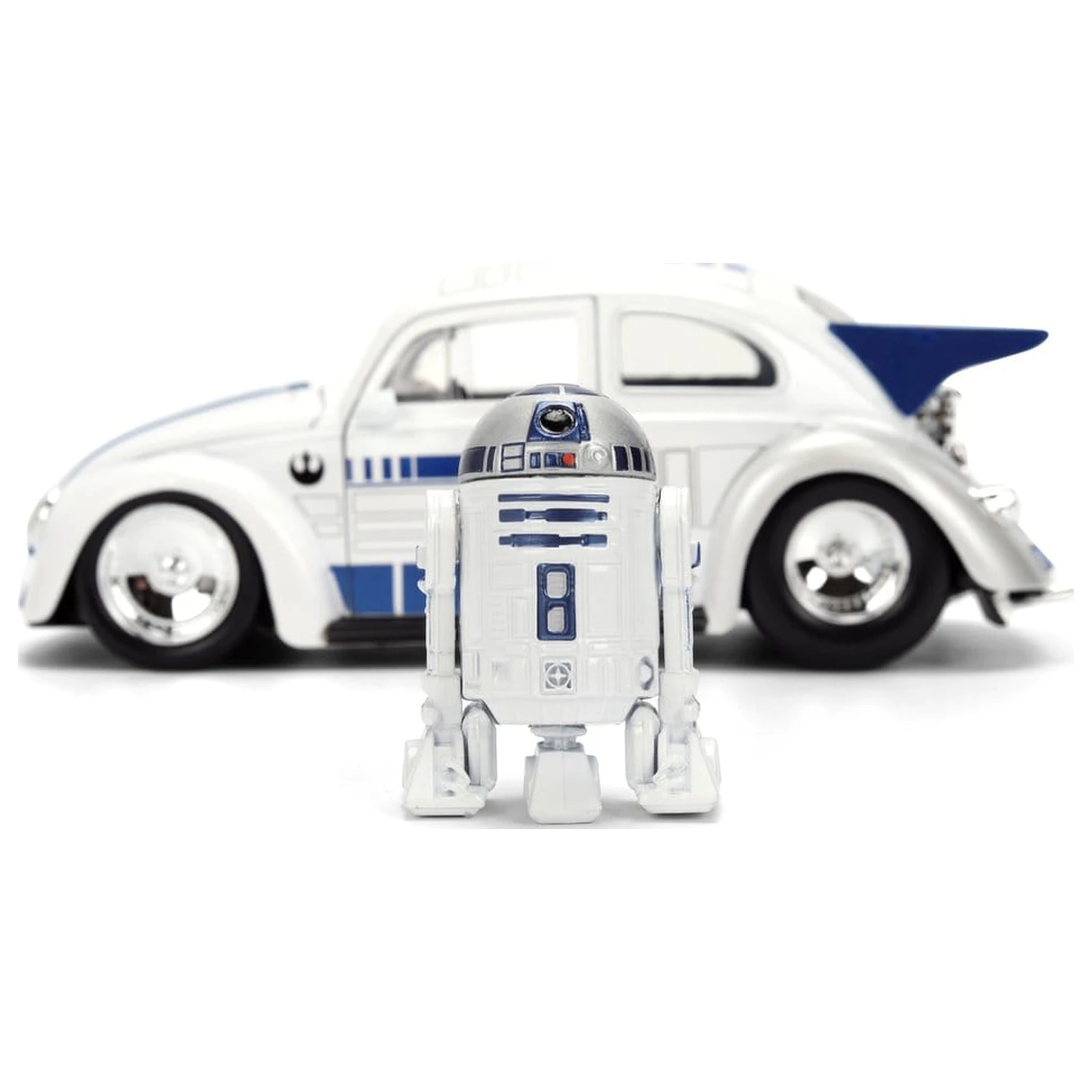 Star Wars Diecast Model 1:24 R2-D2 1959 VW Drag Beetle fotografii produktu