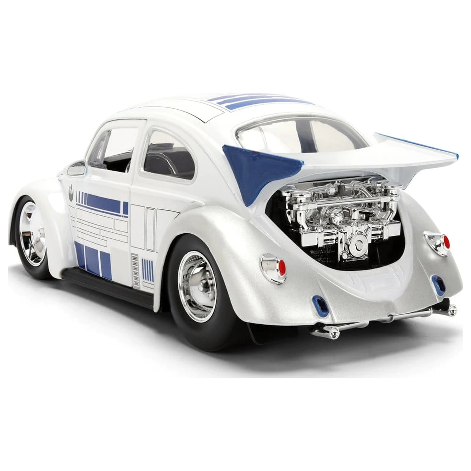 Star Wars Diecast Model 1:24 R2-D2 1959 VW Drag Beetle fotografii produktu