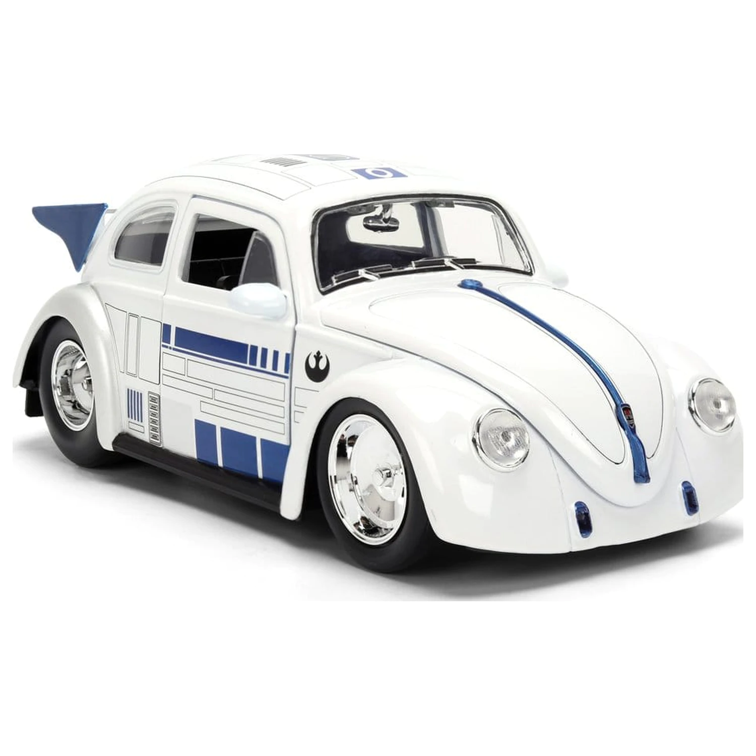 Star Wars Diecast Model 1:24 R2-D2 1959 VW Drag Beetle fotografii produktu