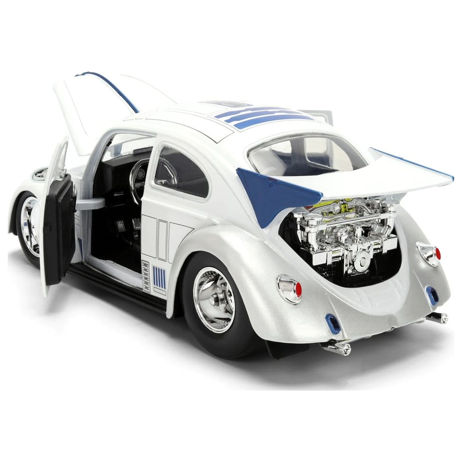 Star Wars Diecast Model 1:24 R2-D2 1959 VW Drag Beetle fotografii produktu