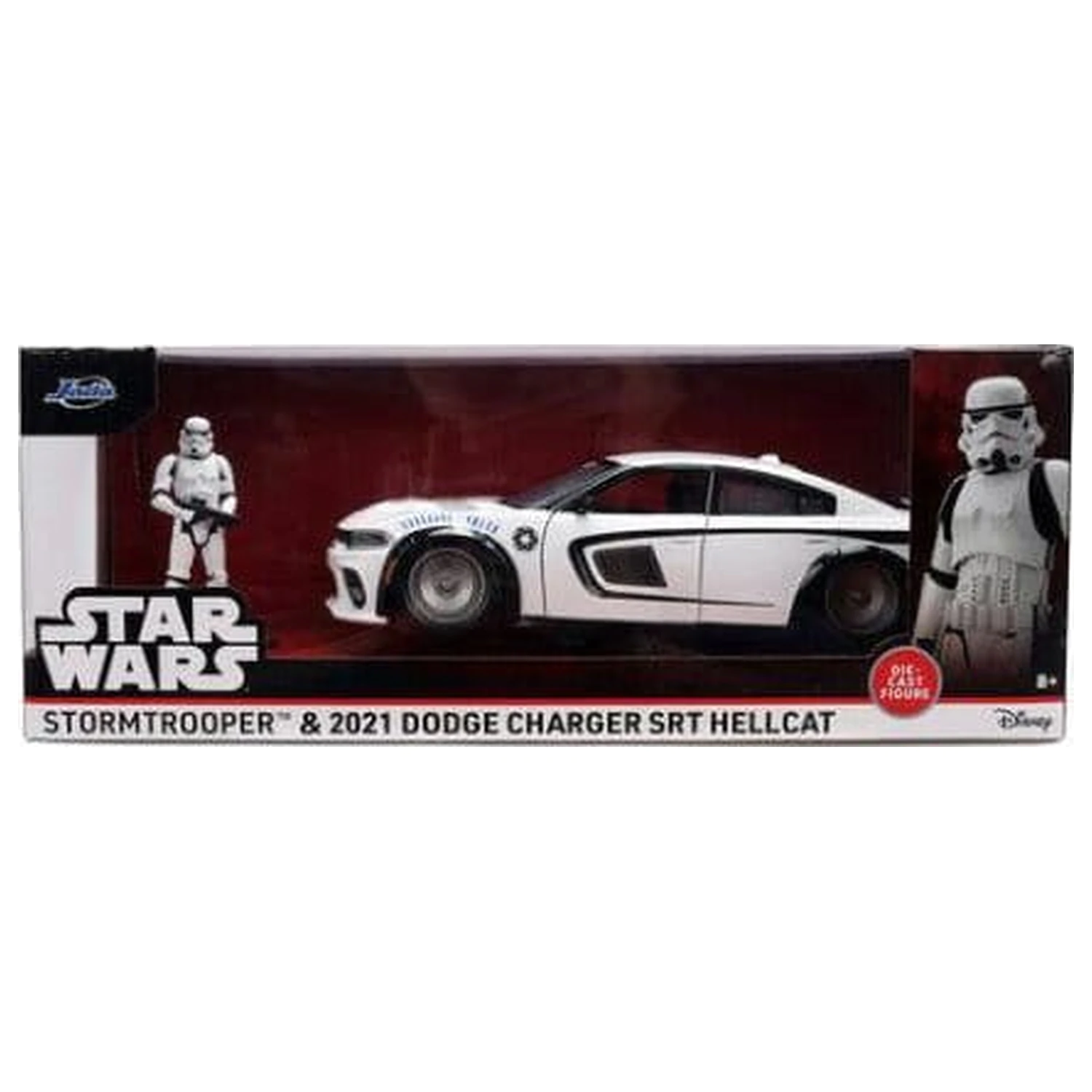 Star Wars Kovový model 1:24 Stormtrooper Dodge Charger SRT Hellcat fotografii produktu