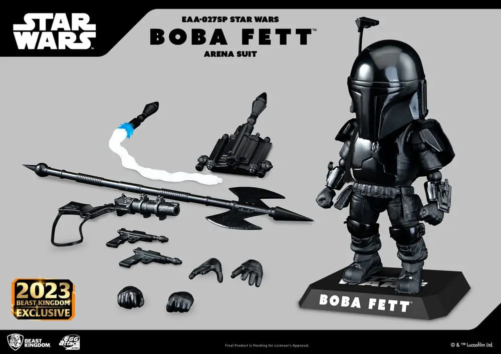 Star Wars Egg Attack Socha Boba Fett Arena Suit 17 cm fotografii produktu