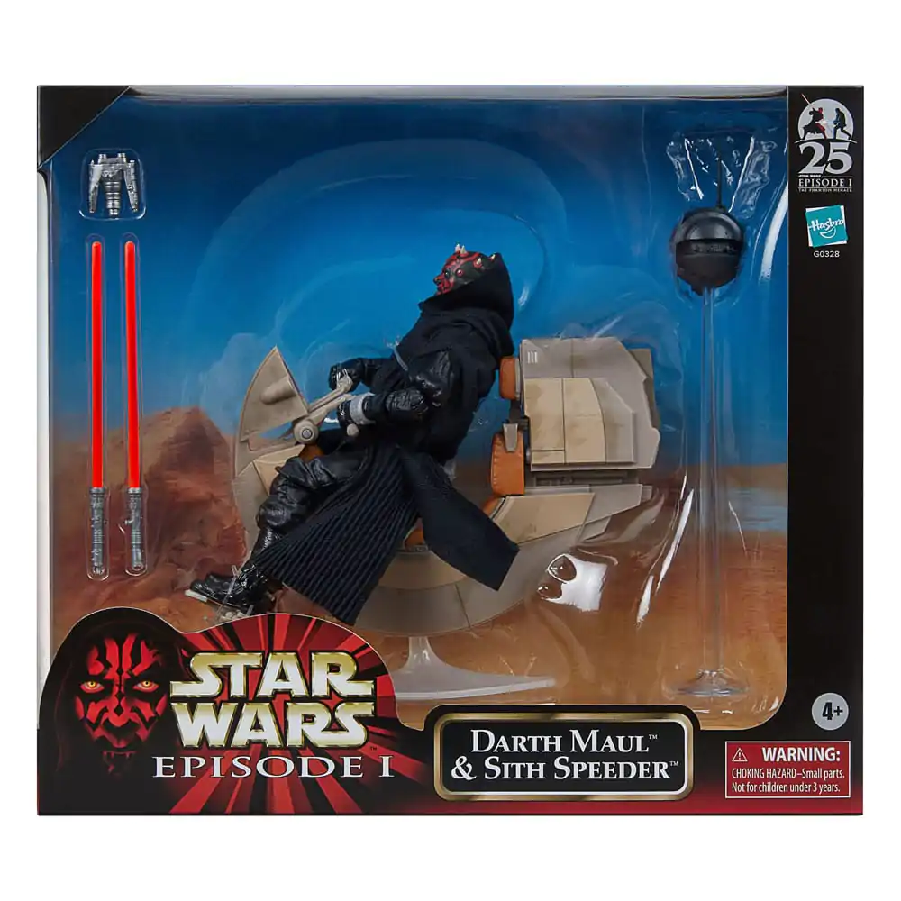 Star Wars Epizoda I Black Series Vozidlo s akční figurkou Darth Maul & Sith Speeder SDCC 2024 fotografii produktu