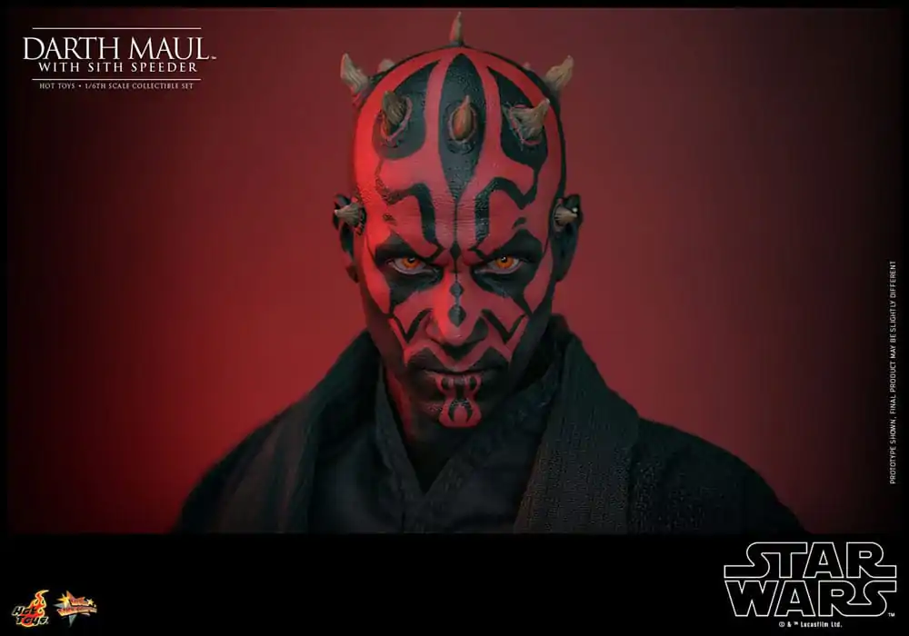 Star Wars Episode I Movie Masterpiece akční figurka 1/6 Darth Maul se Sith Speederem 29 cm fotografii produktu