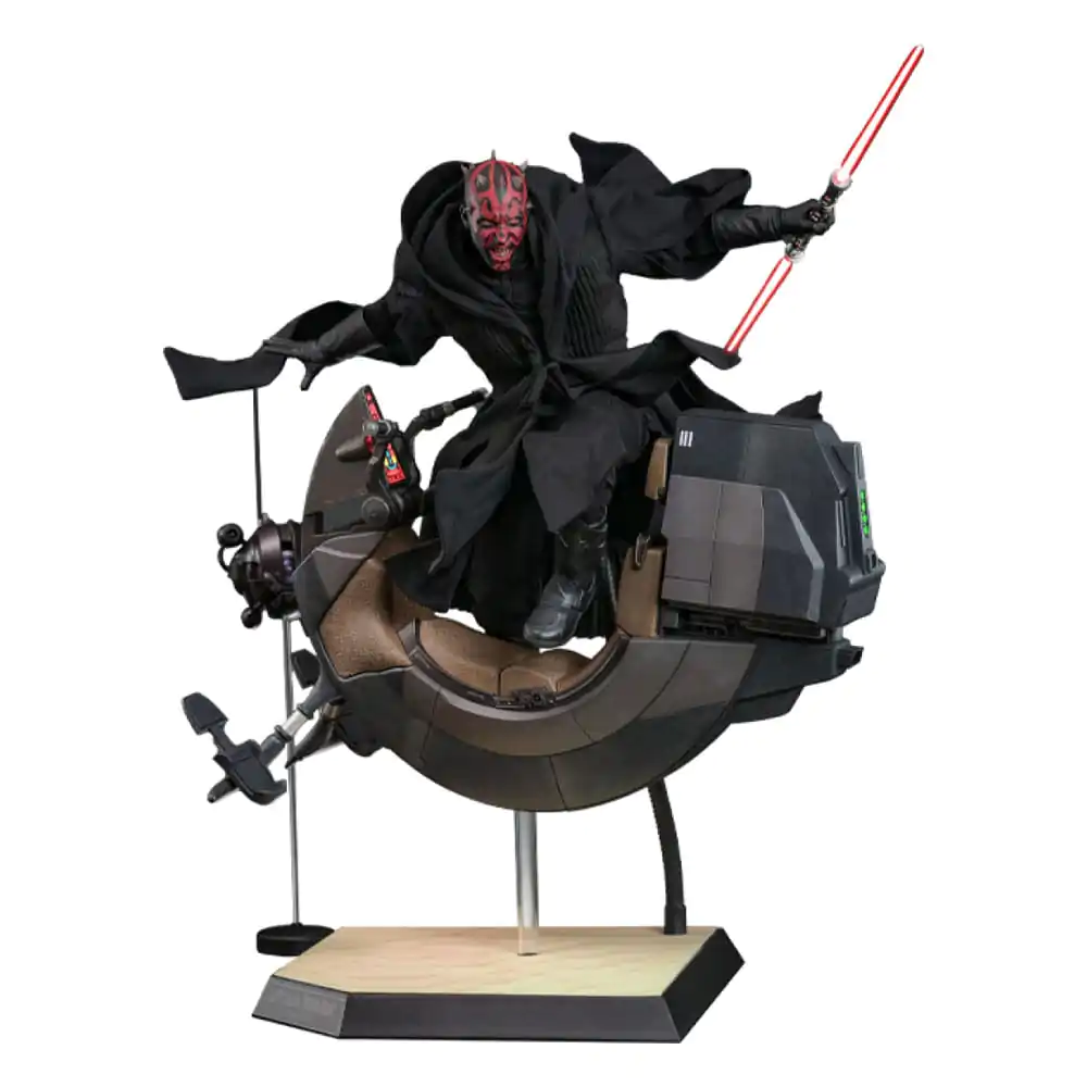 Star Wars Episode I Movie Masterpiece akční figurka 1/6 Darth Maul se Sith Speederem 29 cm fotografii produktu