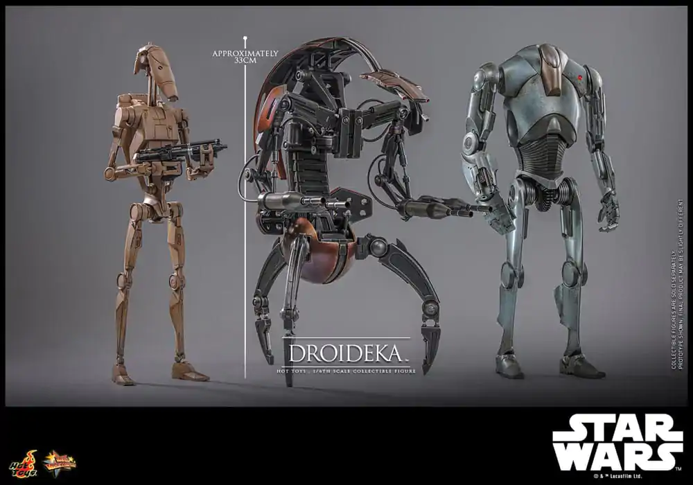 Star Wars Episode I Movie Masterpiece akční figurka 1/6 Droideka 27 cm fotografii produktu