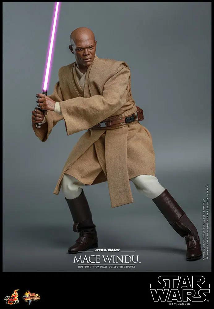 Star Wars: Episode II Akční figurka 1/6 Mace Windu 32 cm fotografii produktu