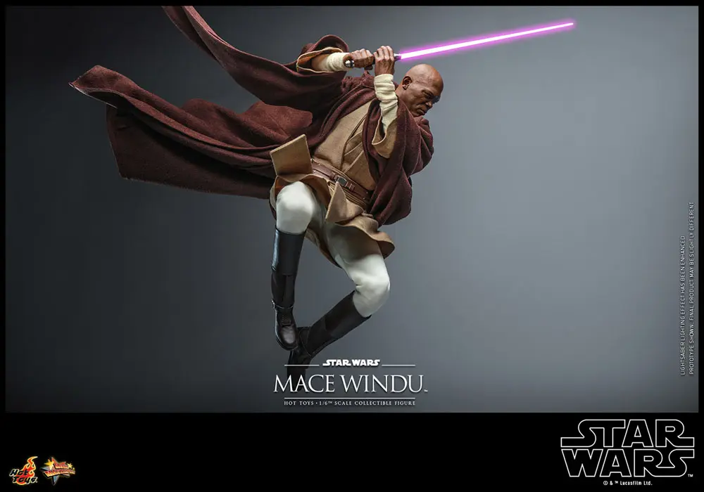 Star Wars: Episode II Akční figurka 1/6 Mace Windu 32 cm fotografii produktu