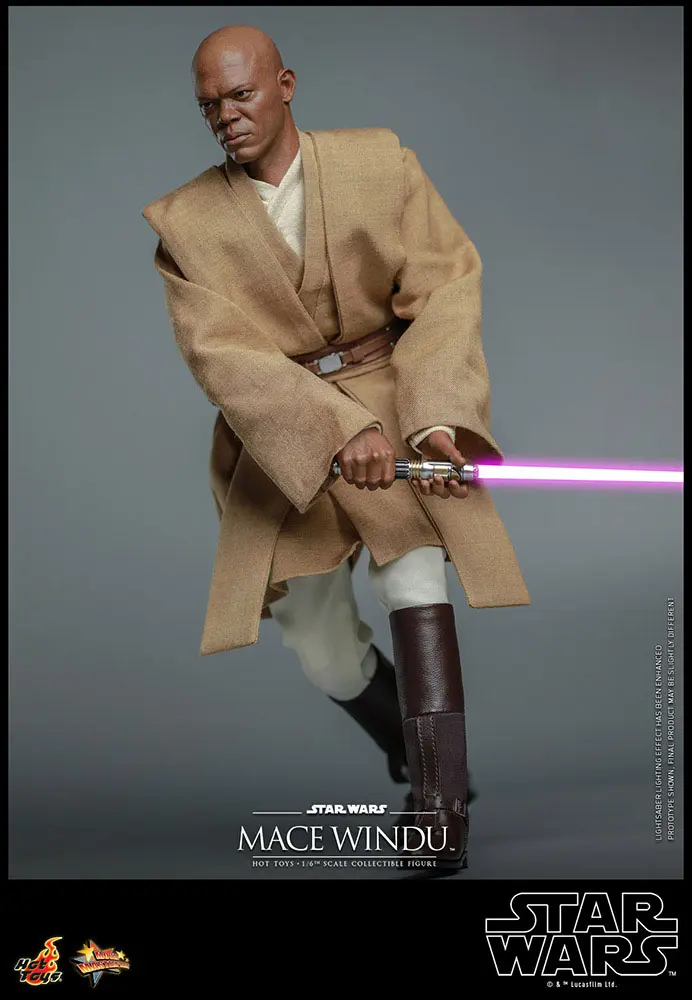 Star Wars: Episode II Akční figurka 1/6 Mace Windu 32 cm fotografii produktu