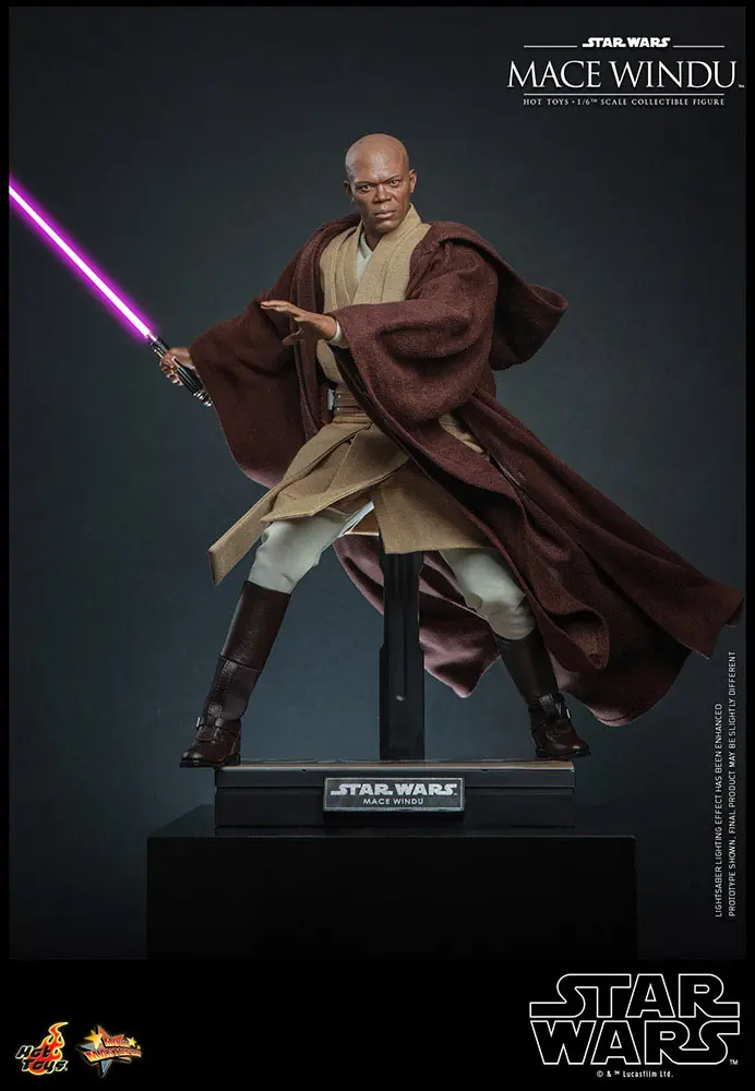 Star Wars: Episode II Akční figurka 1/6 Mace Windu 32 cm fotografii produktu