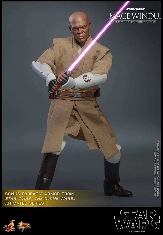 Star Wars: Episode II Akční figurka 1/6 Mace Windu 32 cm fotografii produktu