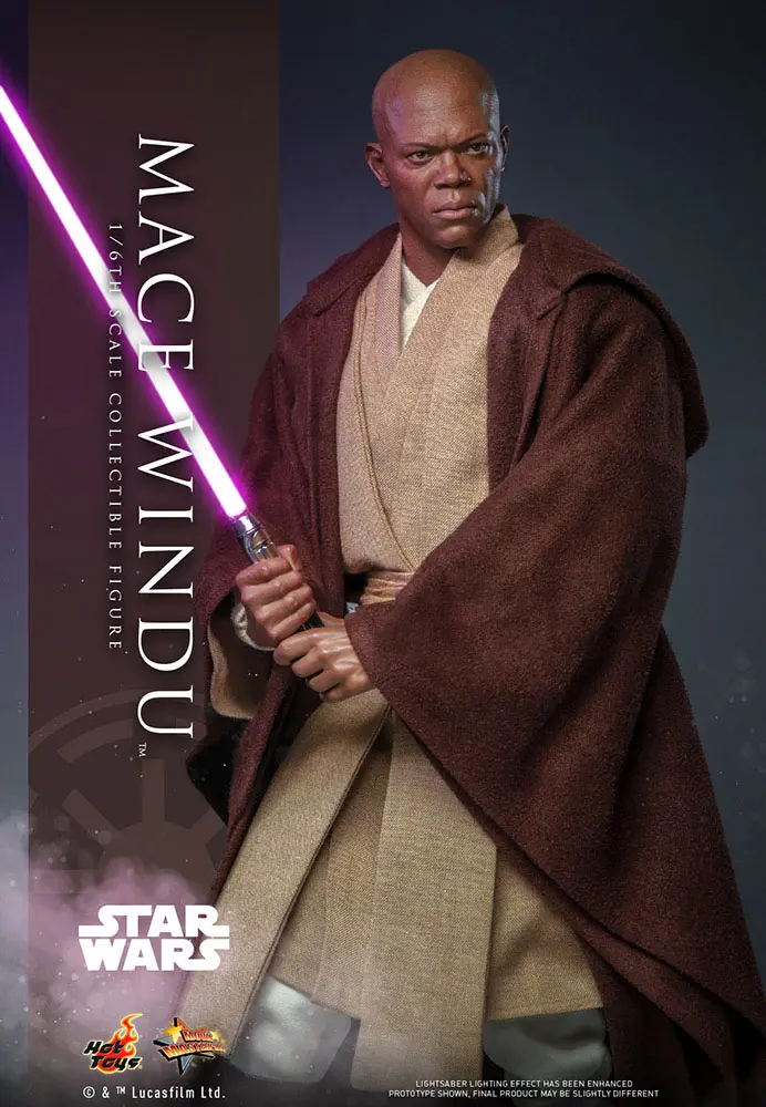 Star Wars: Episode II Akční figurka 1/6 Mace Windu 32 cm fotografii produktu