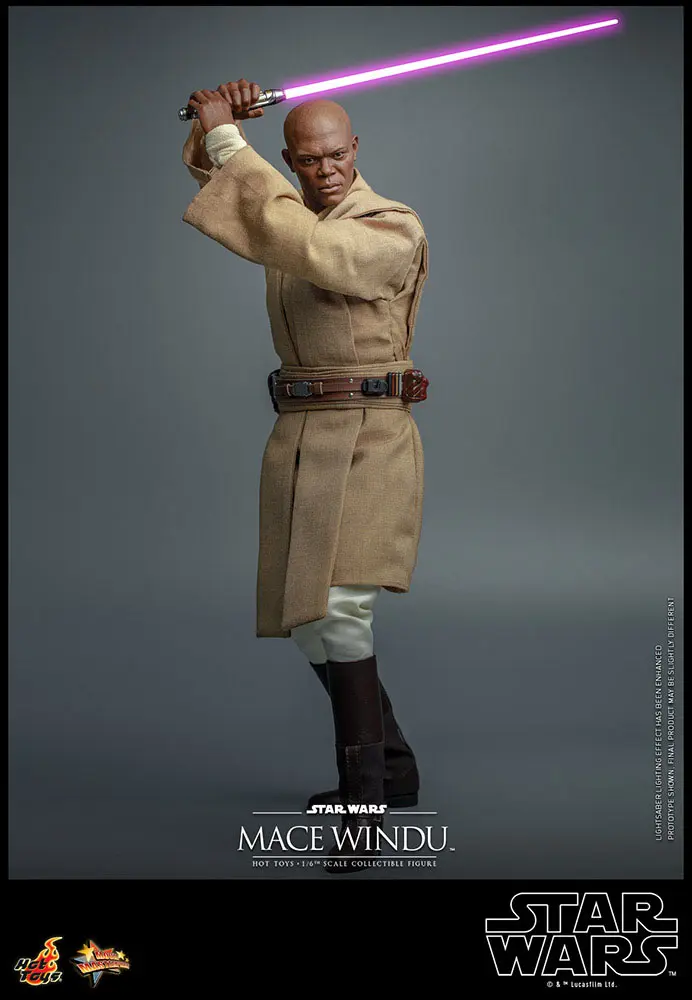 Star Wars: Episode II Akční figurka 1/6 Mace Windu 32 cm fotografii produktu