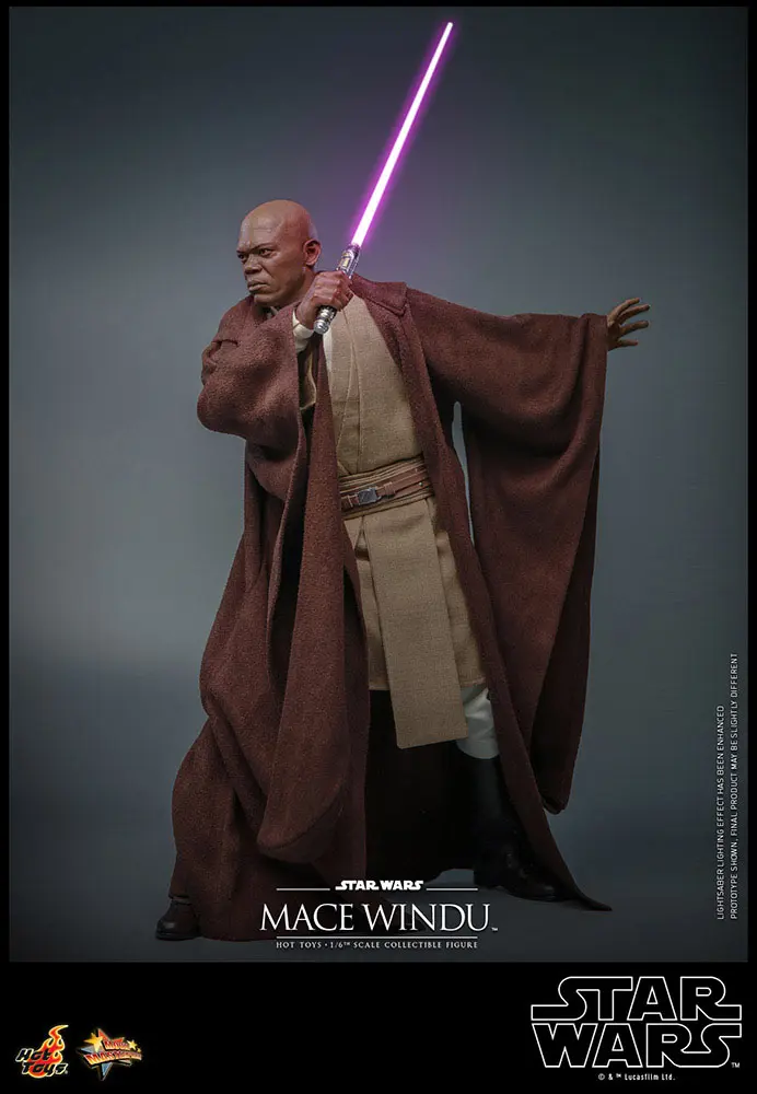 Star Wars: Episode II Akční figurka 1/6 Mace Windu 32 cm fotografii produktu