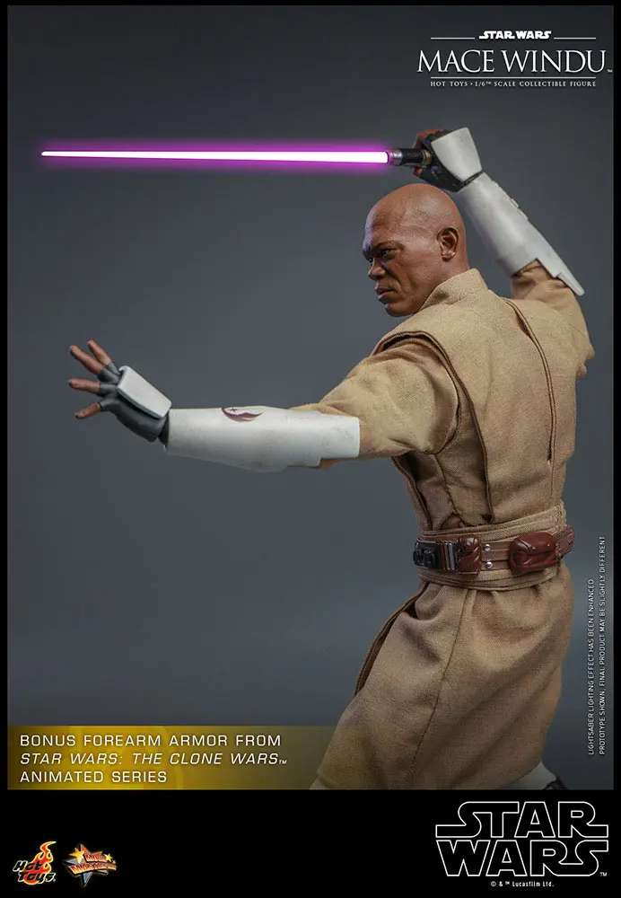 Star Wars: Episode II Akční figurka 1/6 Mace Windu 32 cm fotografii produktu