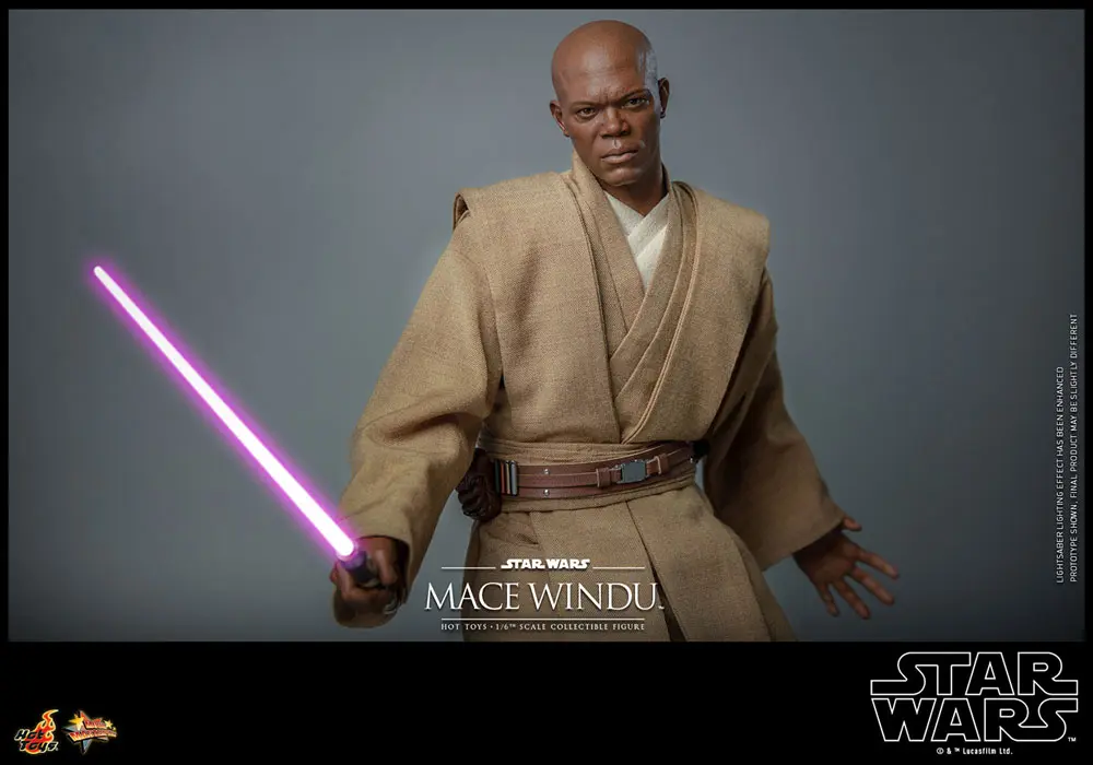 Star Wars: Episode II Akční figurka 1/6 Mace Windu 32 cm fotografii produktu
